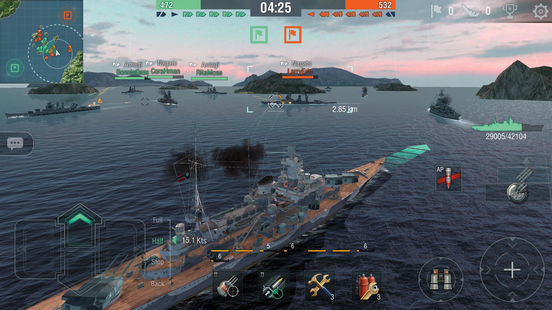 اسکرین شات 6 بازی World of Warships Blitz War