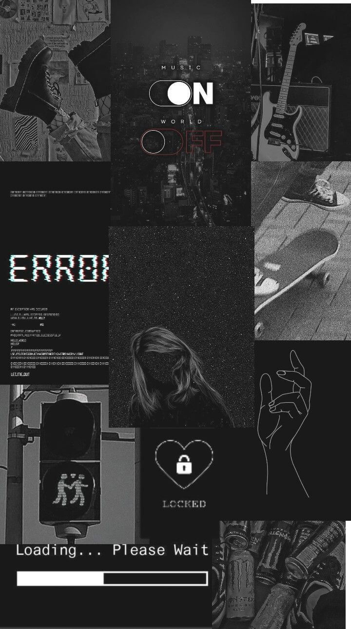 اسکرین شات 6 برنامه Black Aesthetic Wallpaper