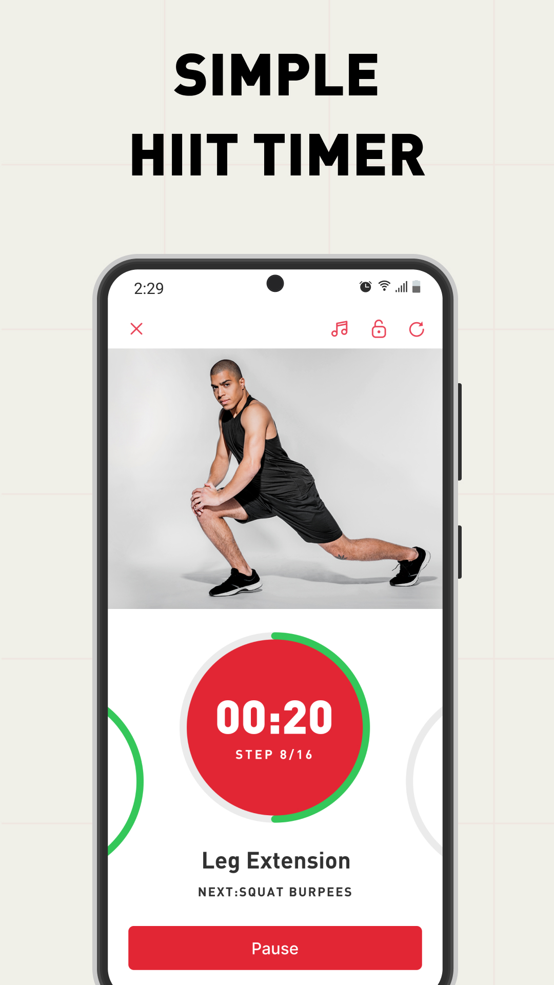 اسکرین شات 1 برنامه HIIT • Workouts & Timer