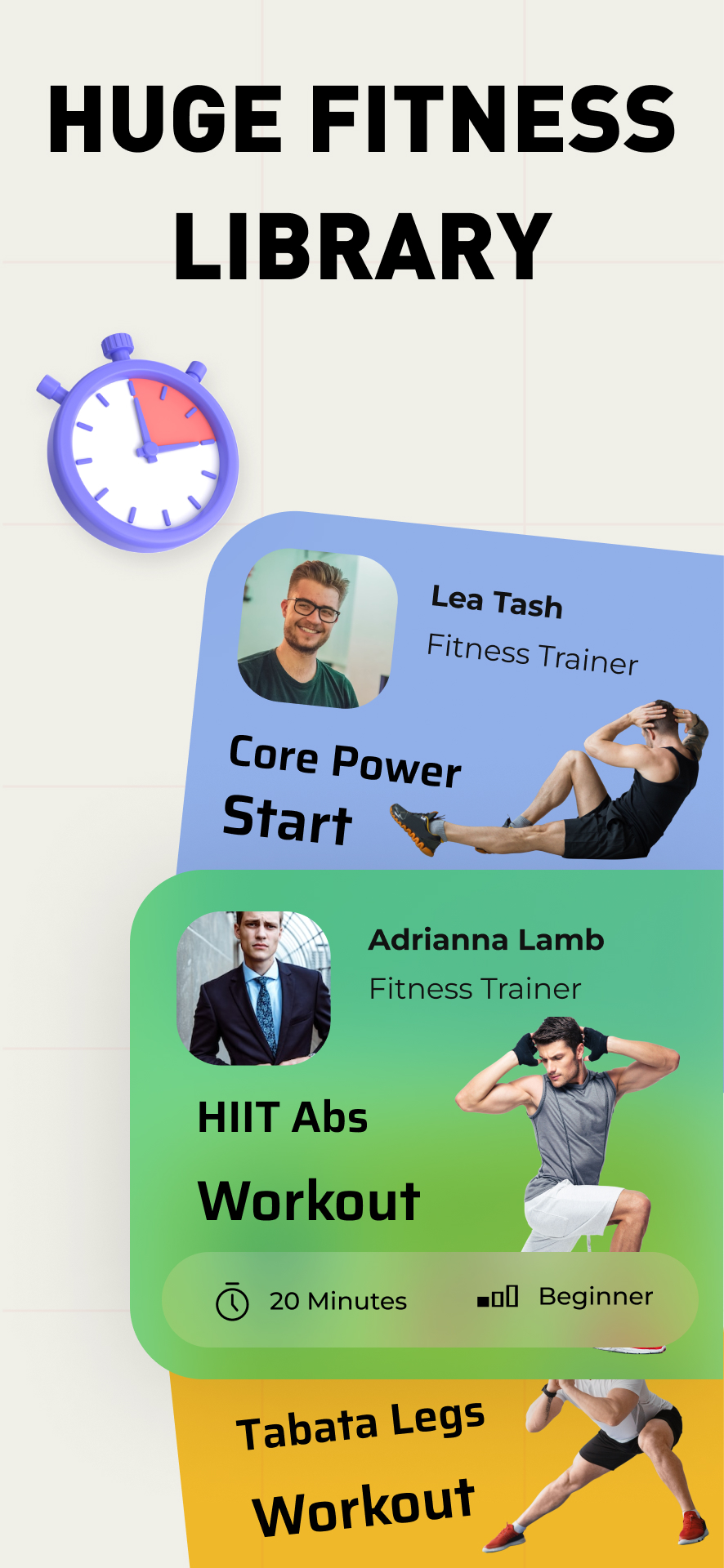اسکرین شات 3 برنامه HIIT • Workouts & Timer