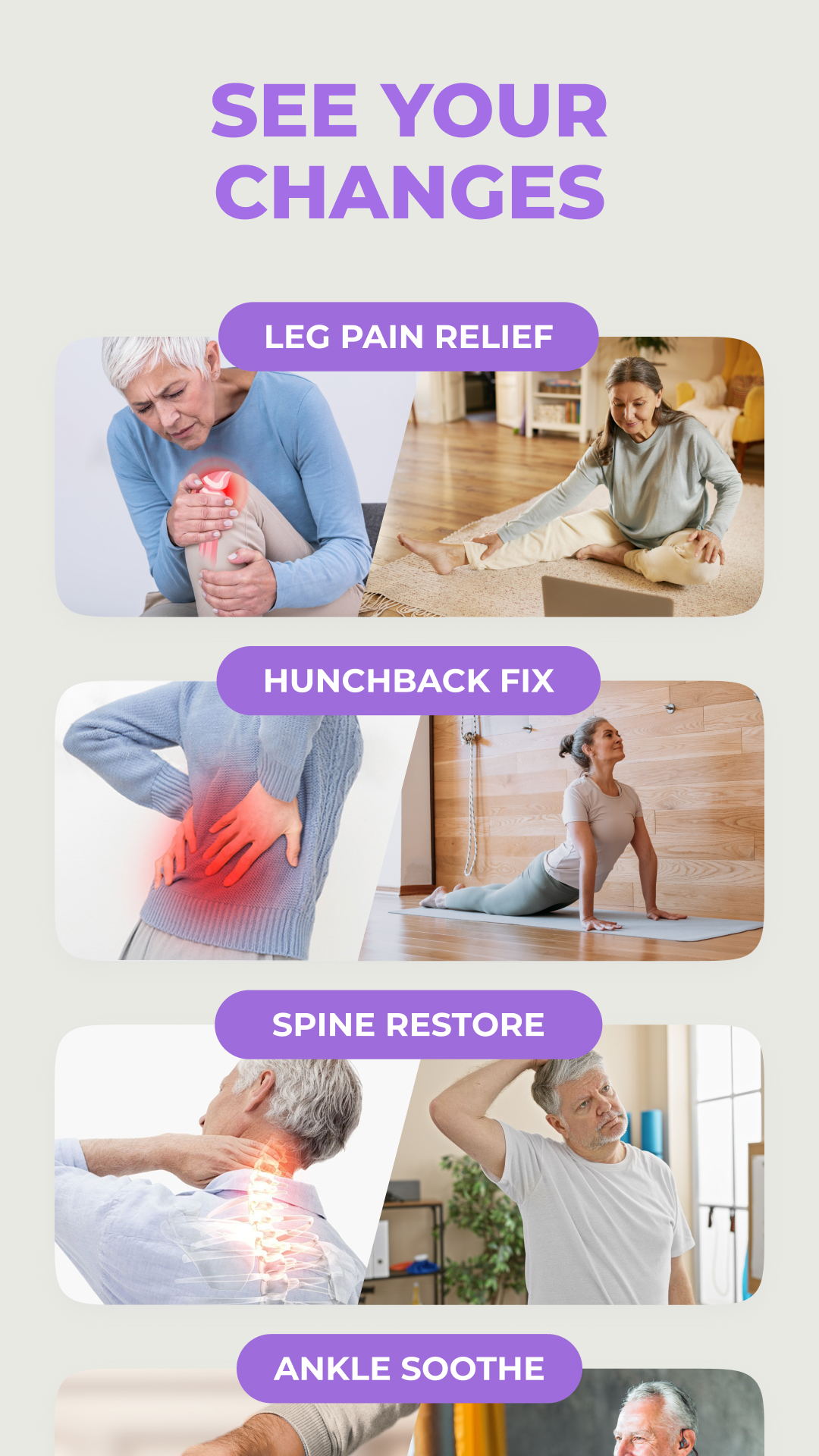 اسکرین شات 4 برنامه Chair Yoga for Seniors-EasyFIT