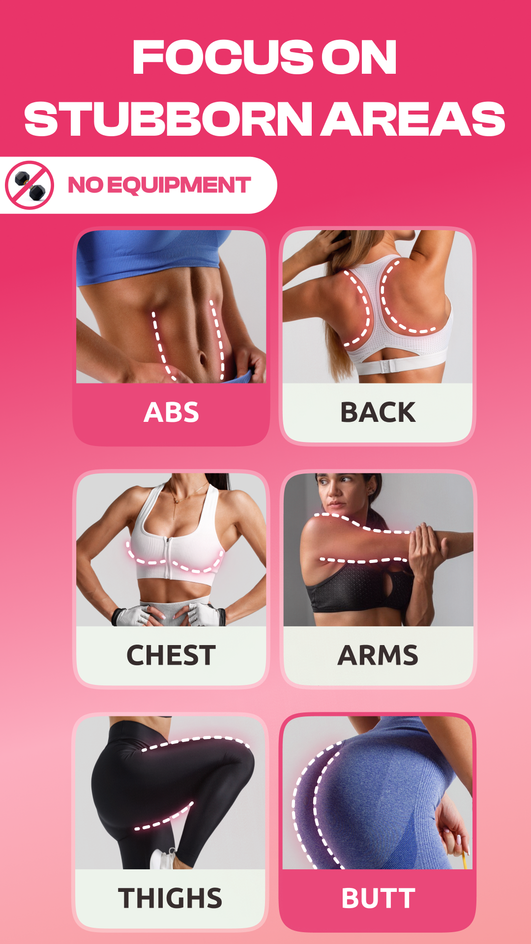 اسکرین شات 3 برنامه Workout for Women: Fit & Sweat