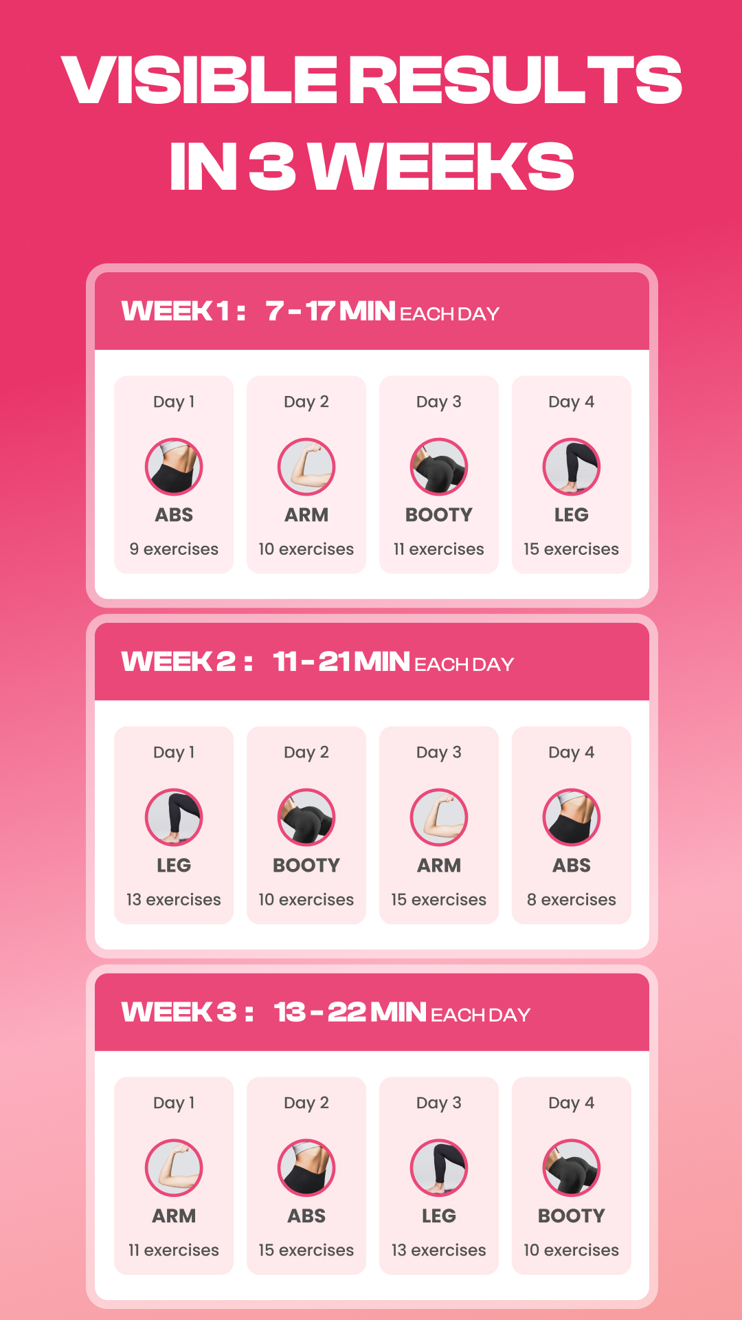 اسکرین شات 2 برنامه Workout for Women: Fit & Sweat
