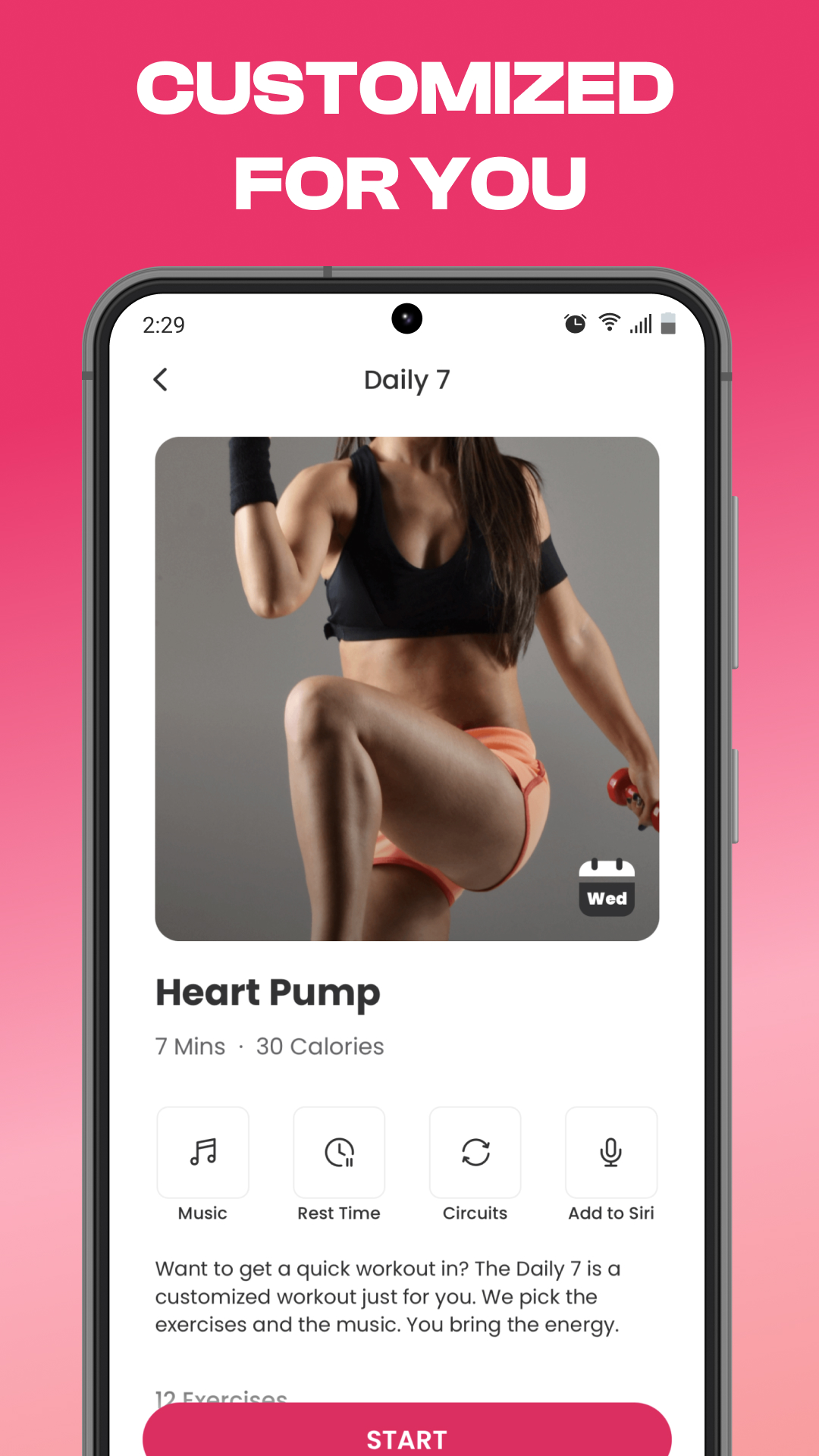 اسکرین شات 8 برنامه Workout for Women: Fit & Sweat