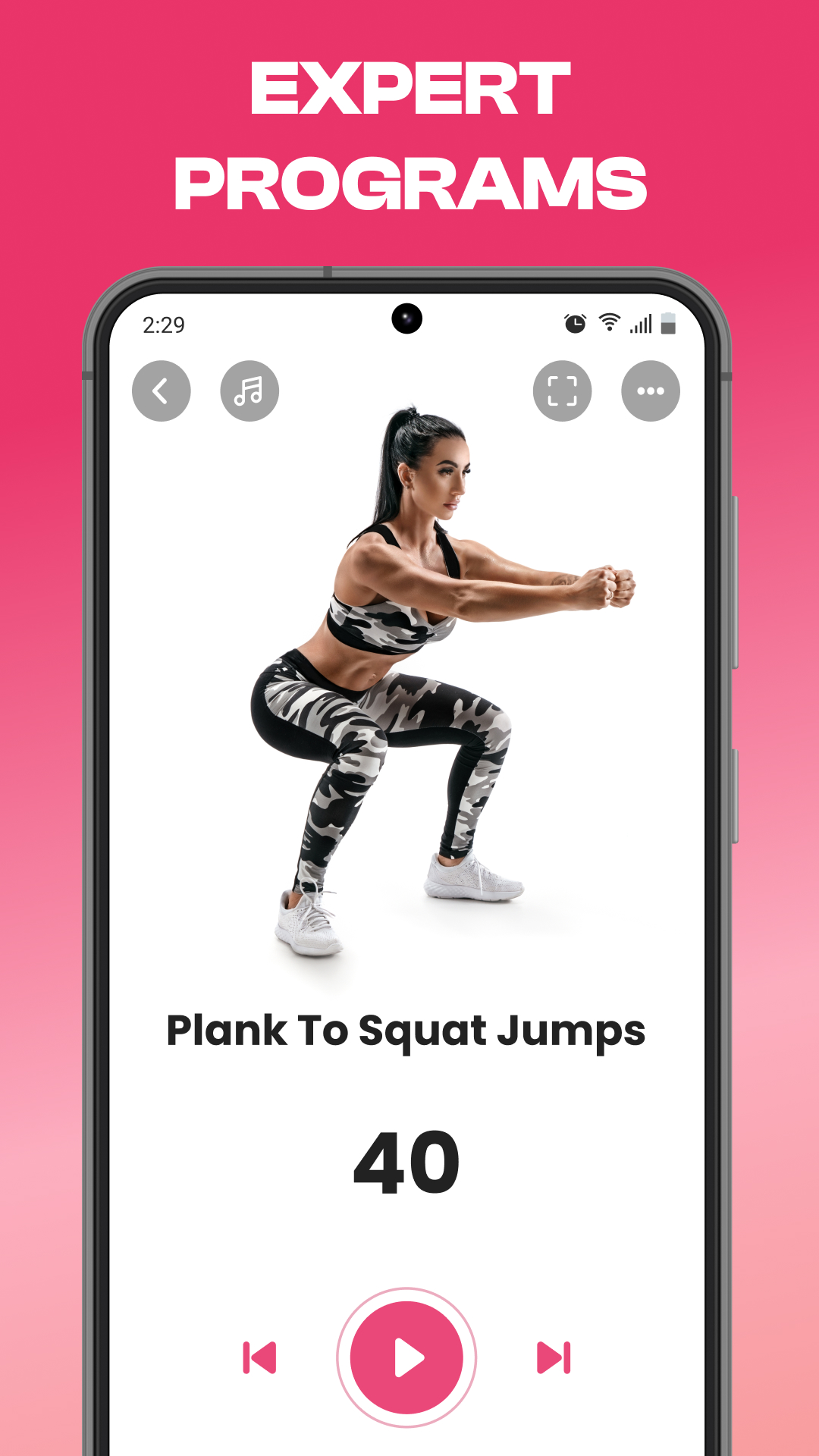 اسکرین شات 6 برنامه Workout for Women: Fit & Sweat