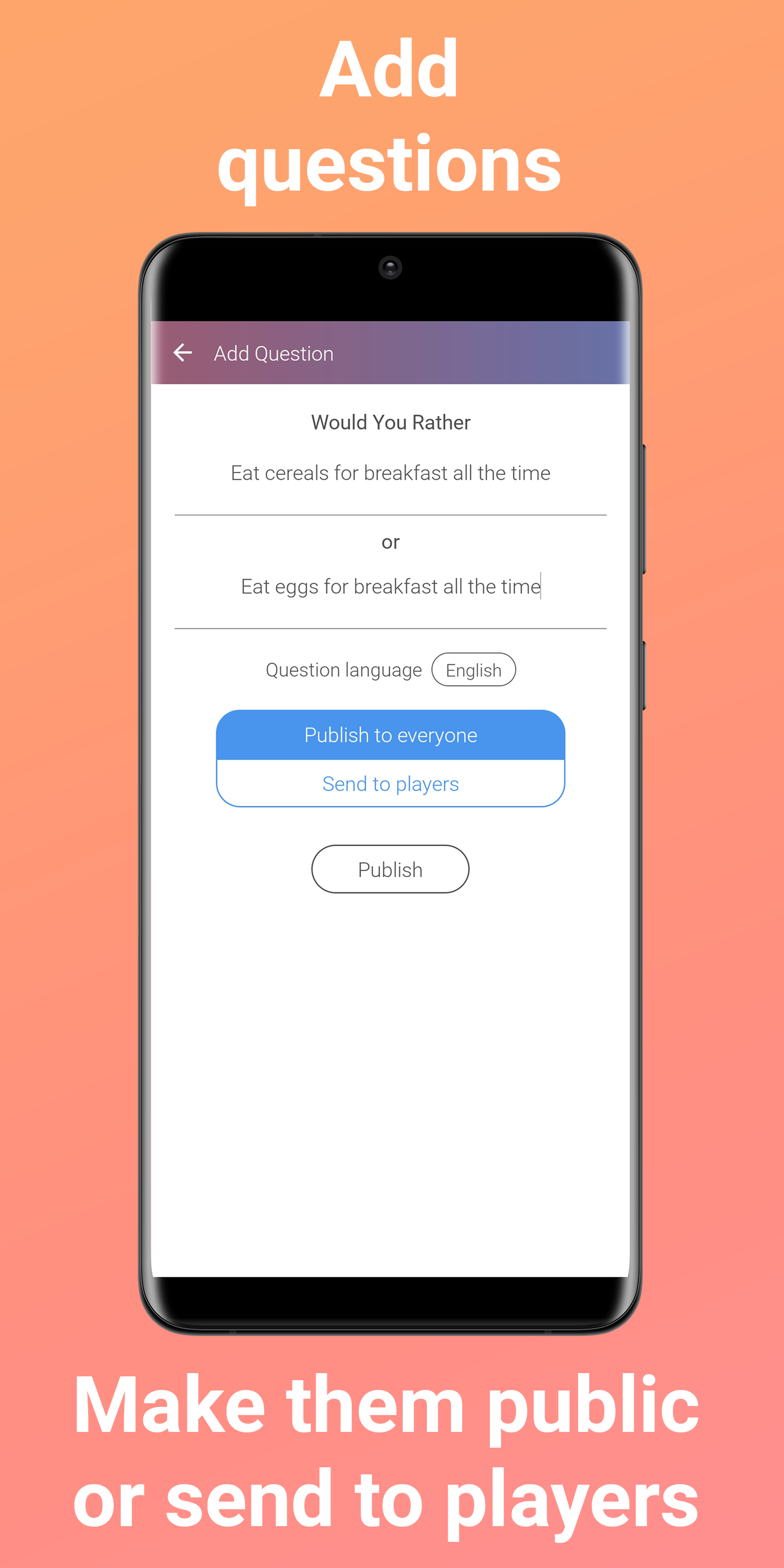 اسکرین شات 3 بازی What Would You Rather Choose?
