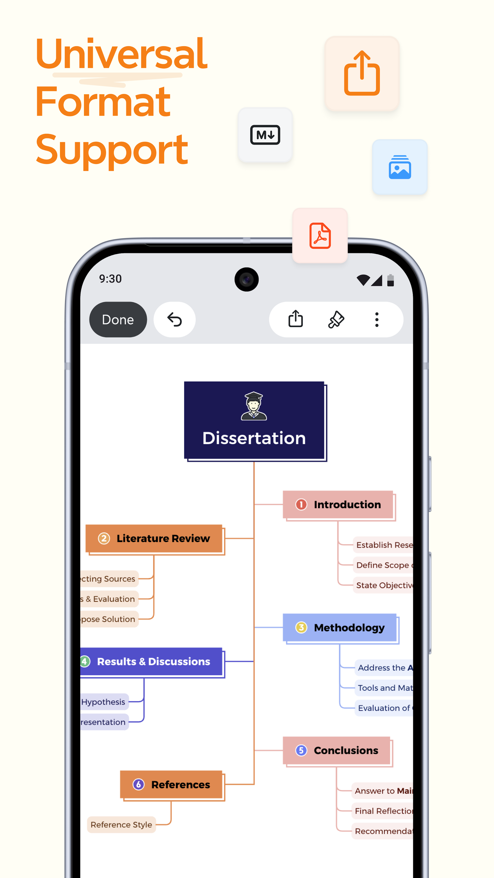 اسکرین شات 6 برنامه Xmind: Mind Map & Brainstorm