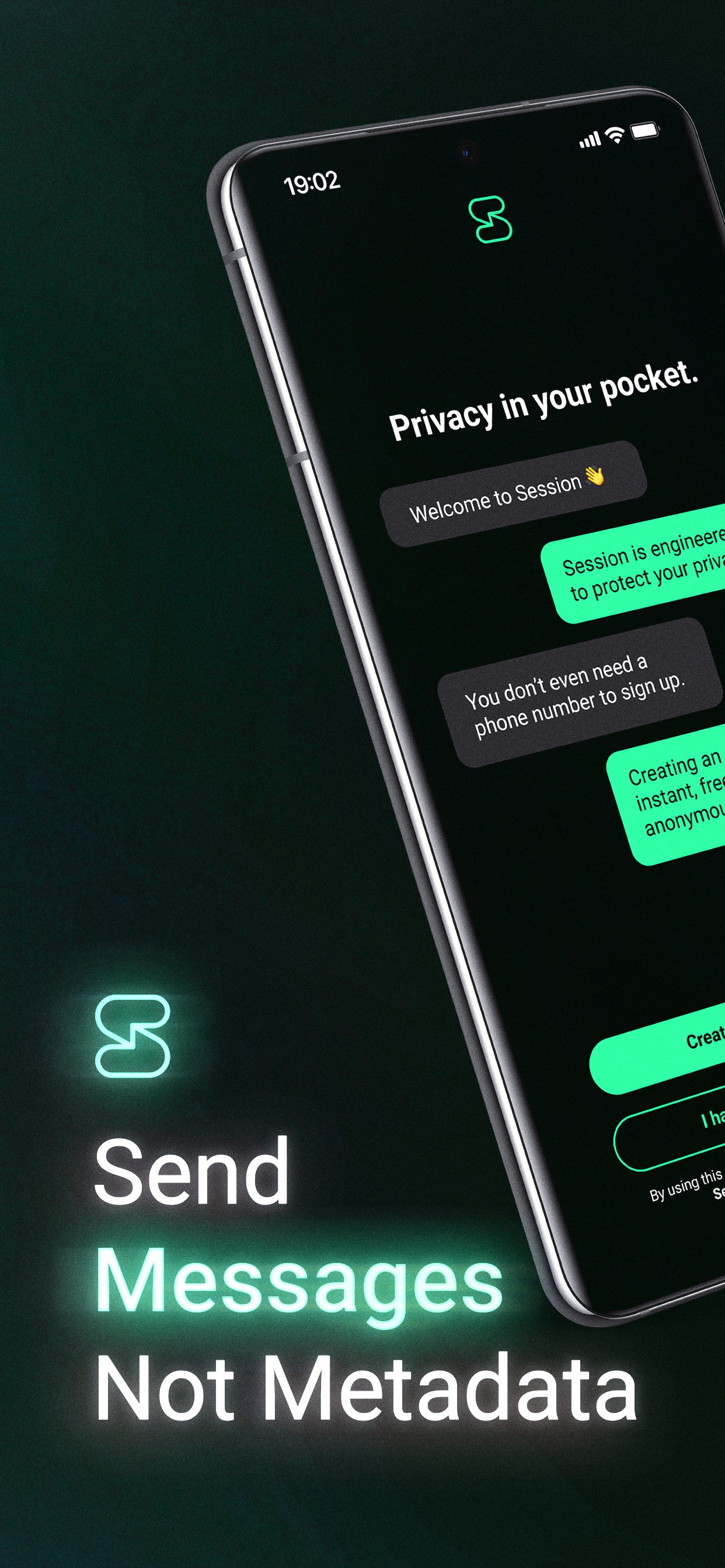 اسکرین شات 1 برنامه Session - Private Messenger