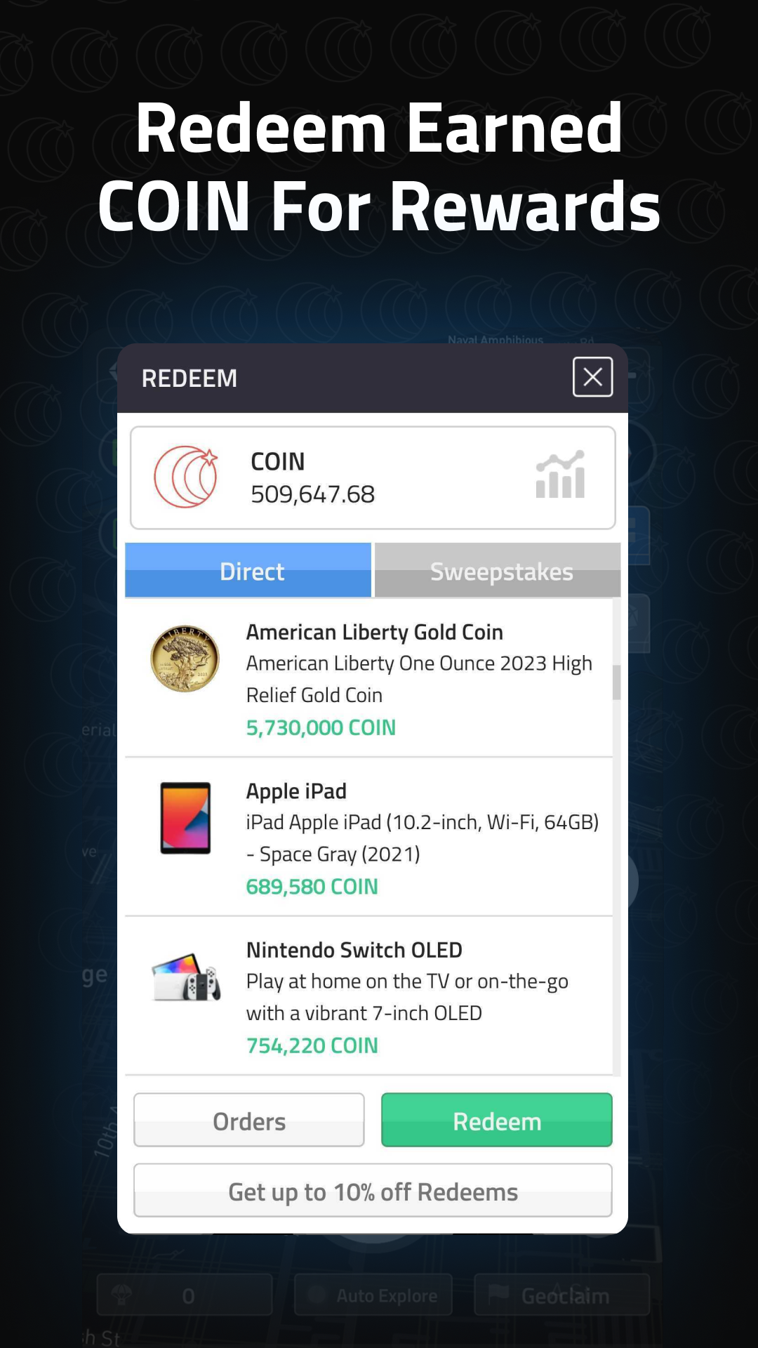 اسکرین شات 3 برنامه COIN: Always Be Earning