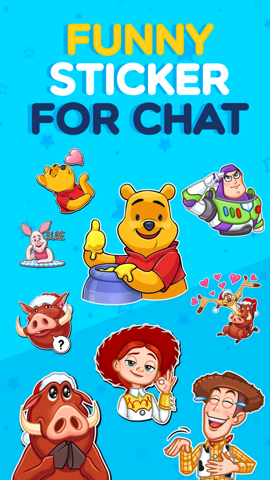 اسکرین شات 5 برنامه WASticker Animated Cartoons