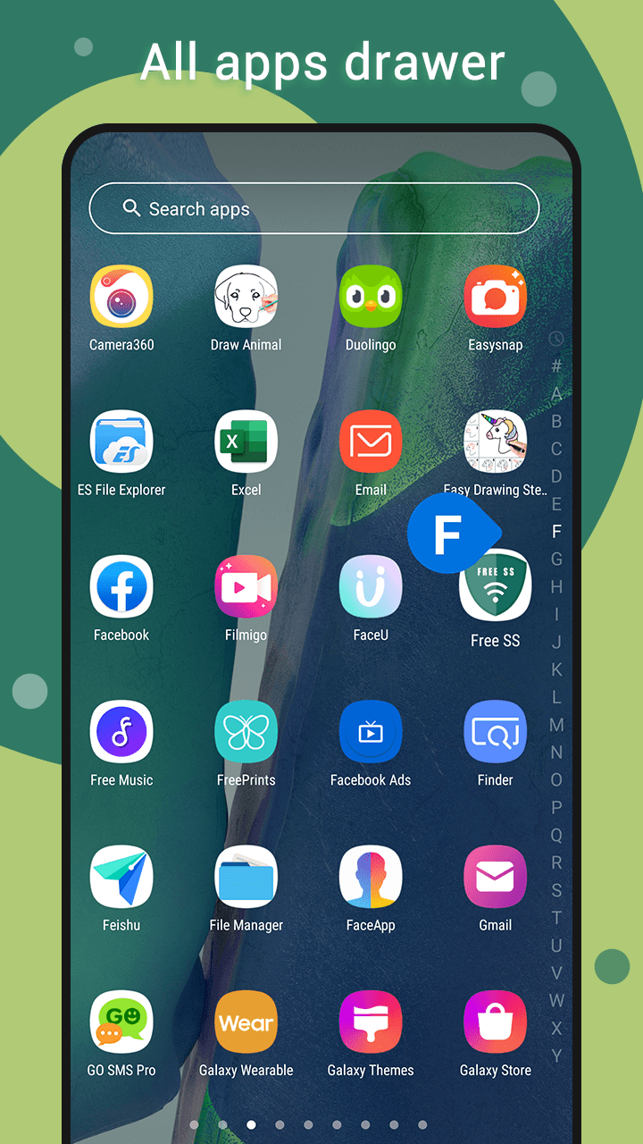 اسکرین شات 2 برنامه Note Launcher: For Galaxy Note