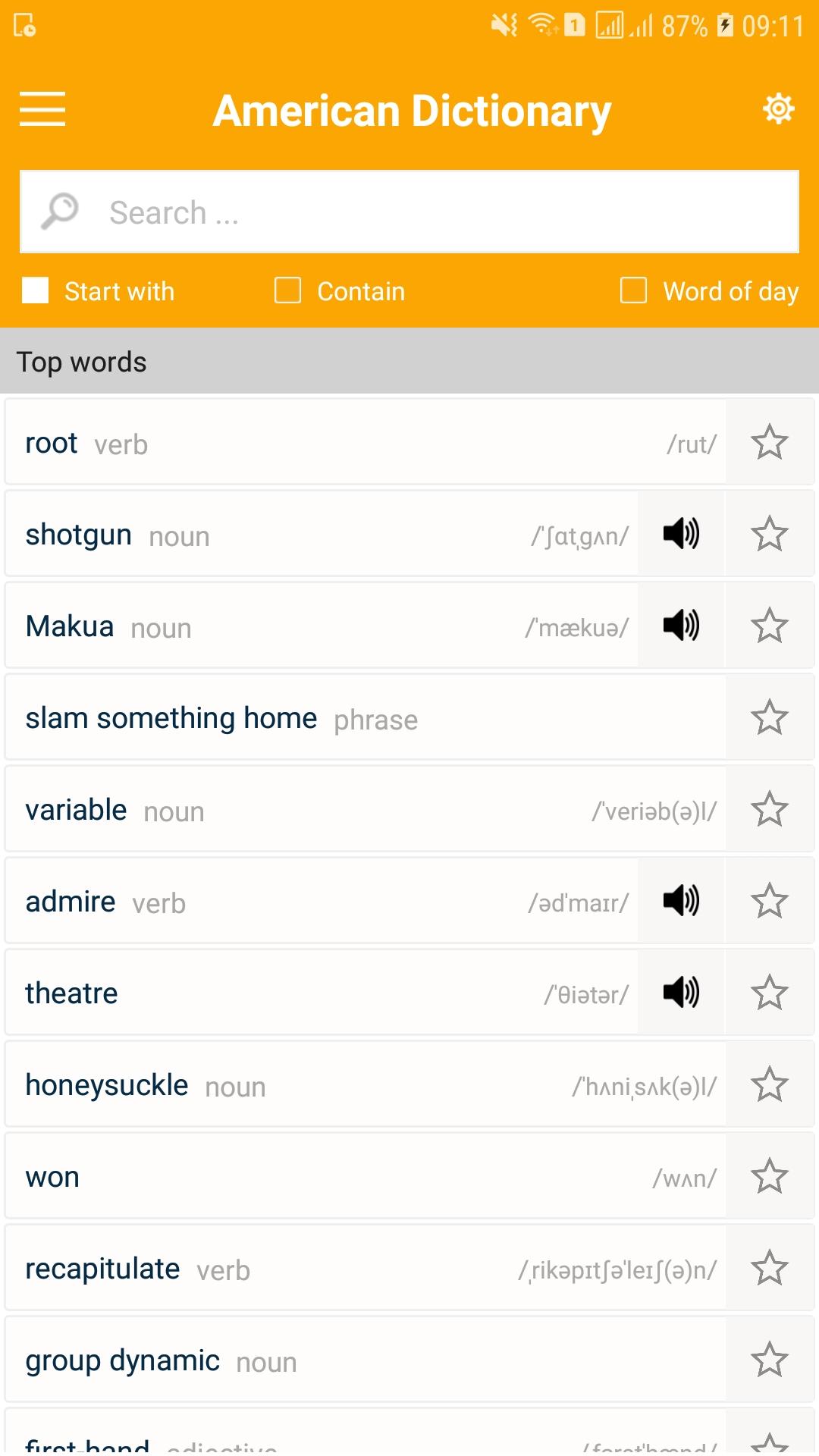اسکرین شات 3 برنامه Macmillan American Dictionary