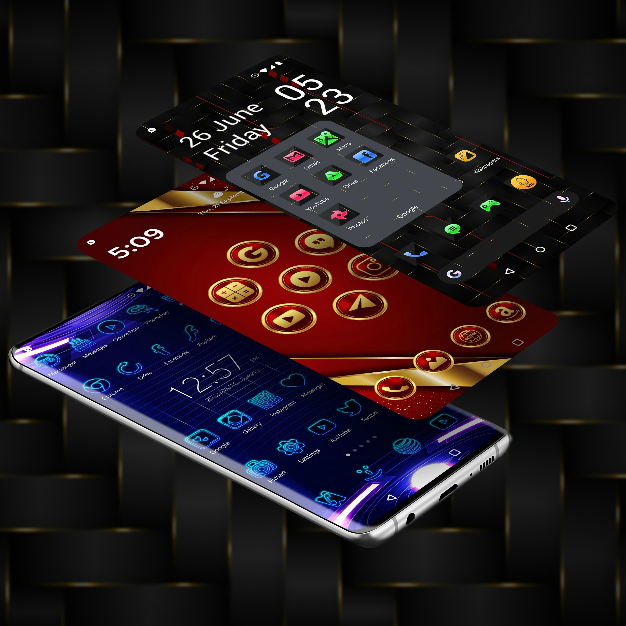 اسکرین شات 3 برنامه Launcher 2024, Themes