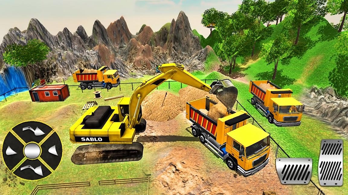 اسکرین شات 3 بازی بازی رانندگی با بیل مکانیکی | جاده سازی