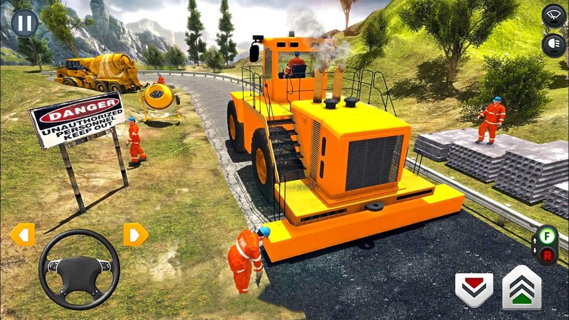 اسکرین شات 2 بازی بازی رانندگی با بیل مکانیکی | جاده سازی