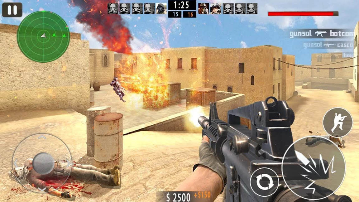 اسکرین شات 2 بازی بازی کانتر جدید | بازی تفنگی
