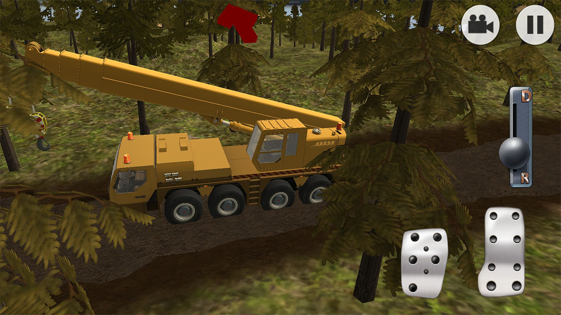 اسکرین شات 4 بازی رانندگی با چرثقیل | بازی ماشین سنگین