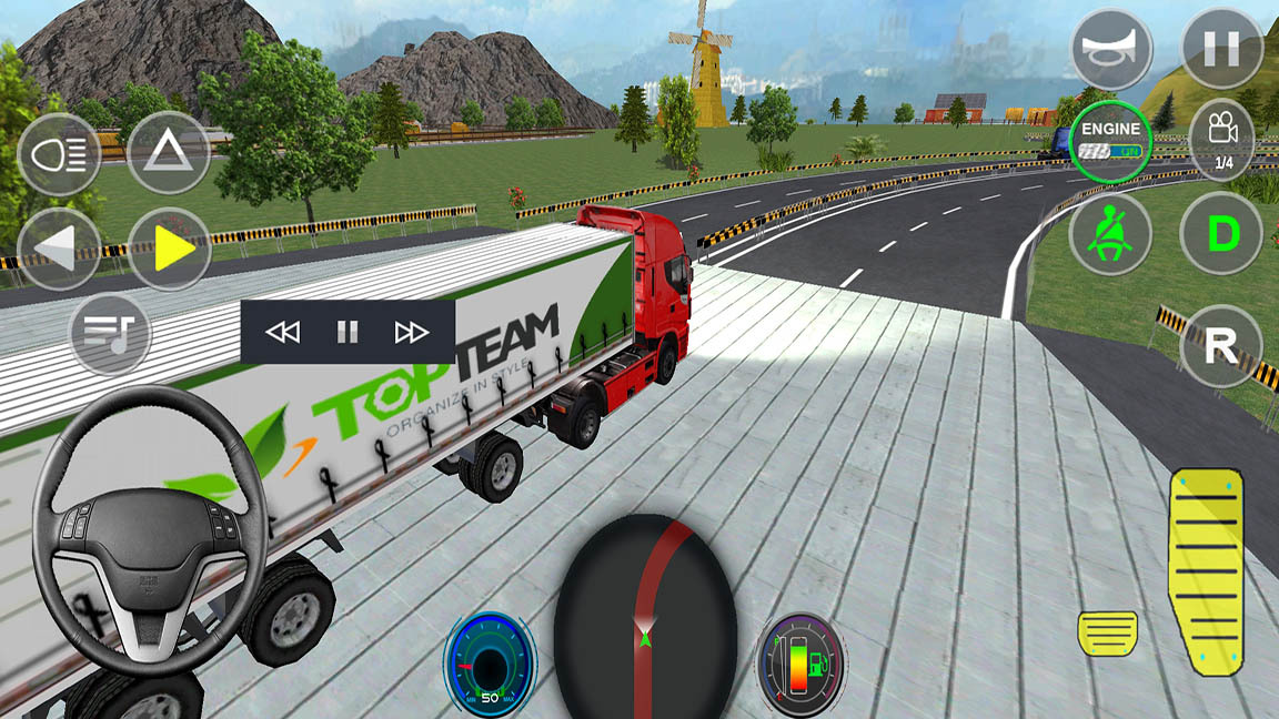 اسکرین شات 5 بازی کامیون سواری | بازی کامیون