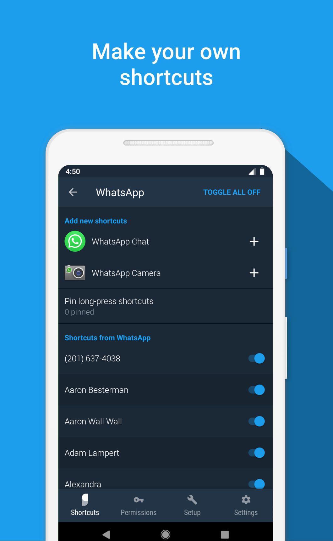 اسکرین شات 7 برنامه Sesame Search & Shortcuts