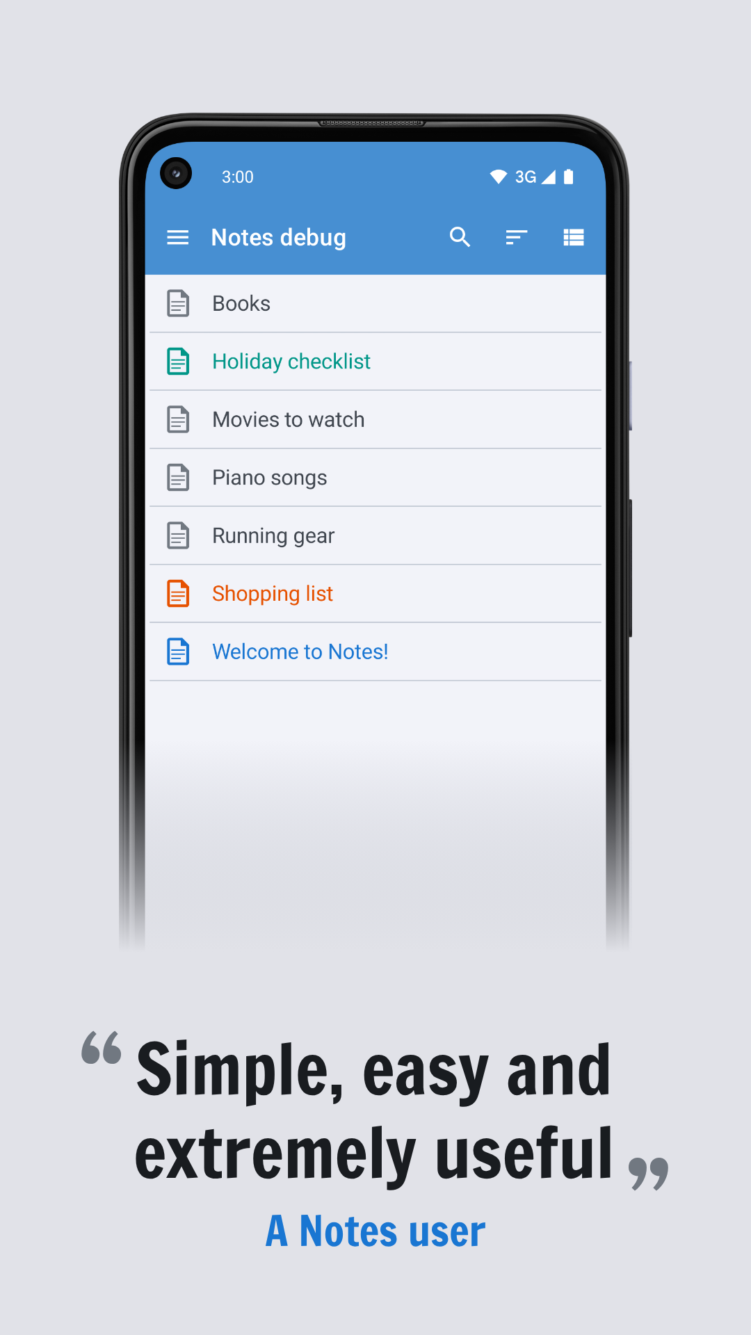 اسکرین شات 1 برنامه Notes