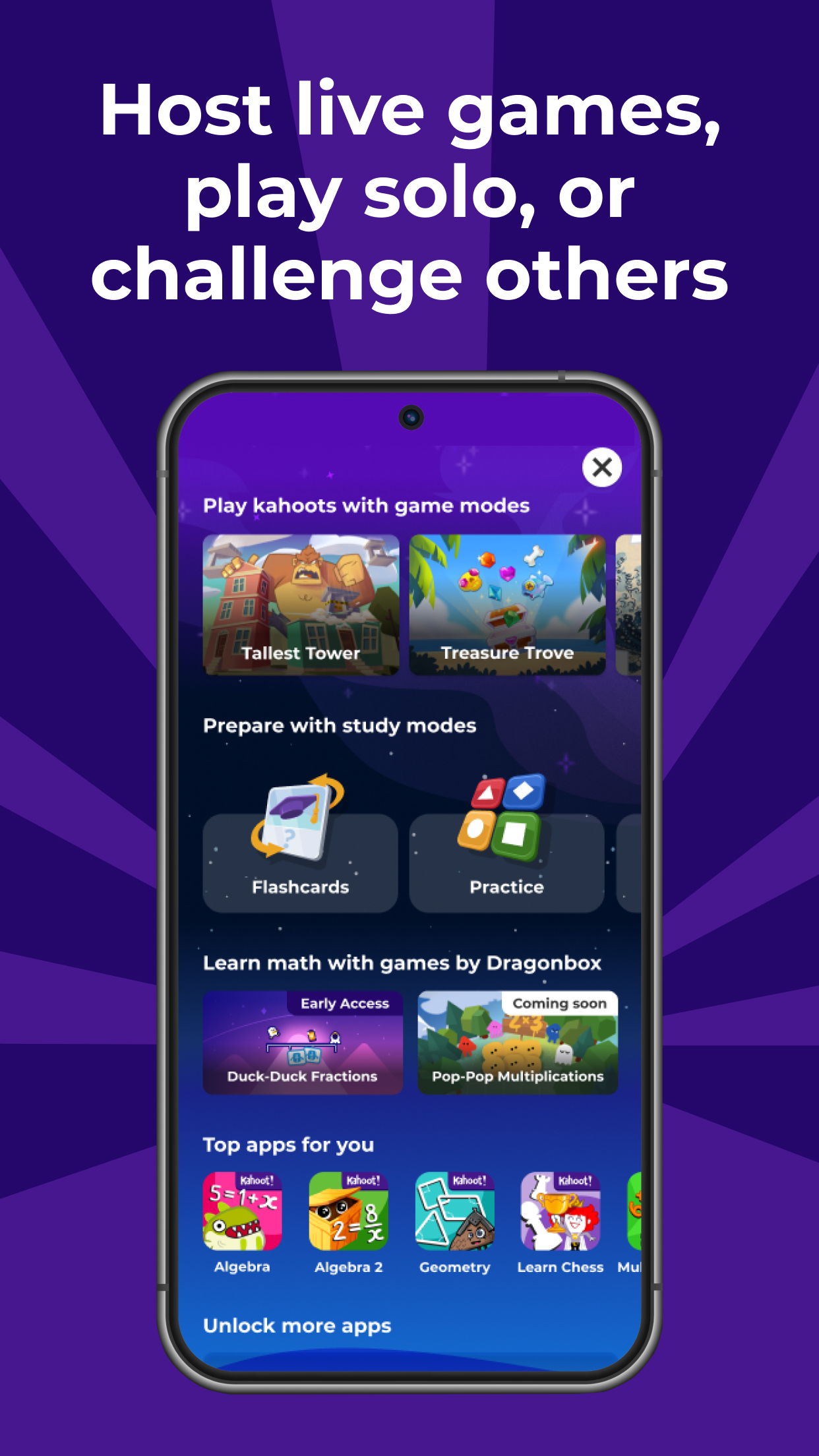 اسکرین شات 5 برنامه Kahoot! Play & Create Quizzes