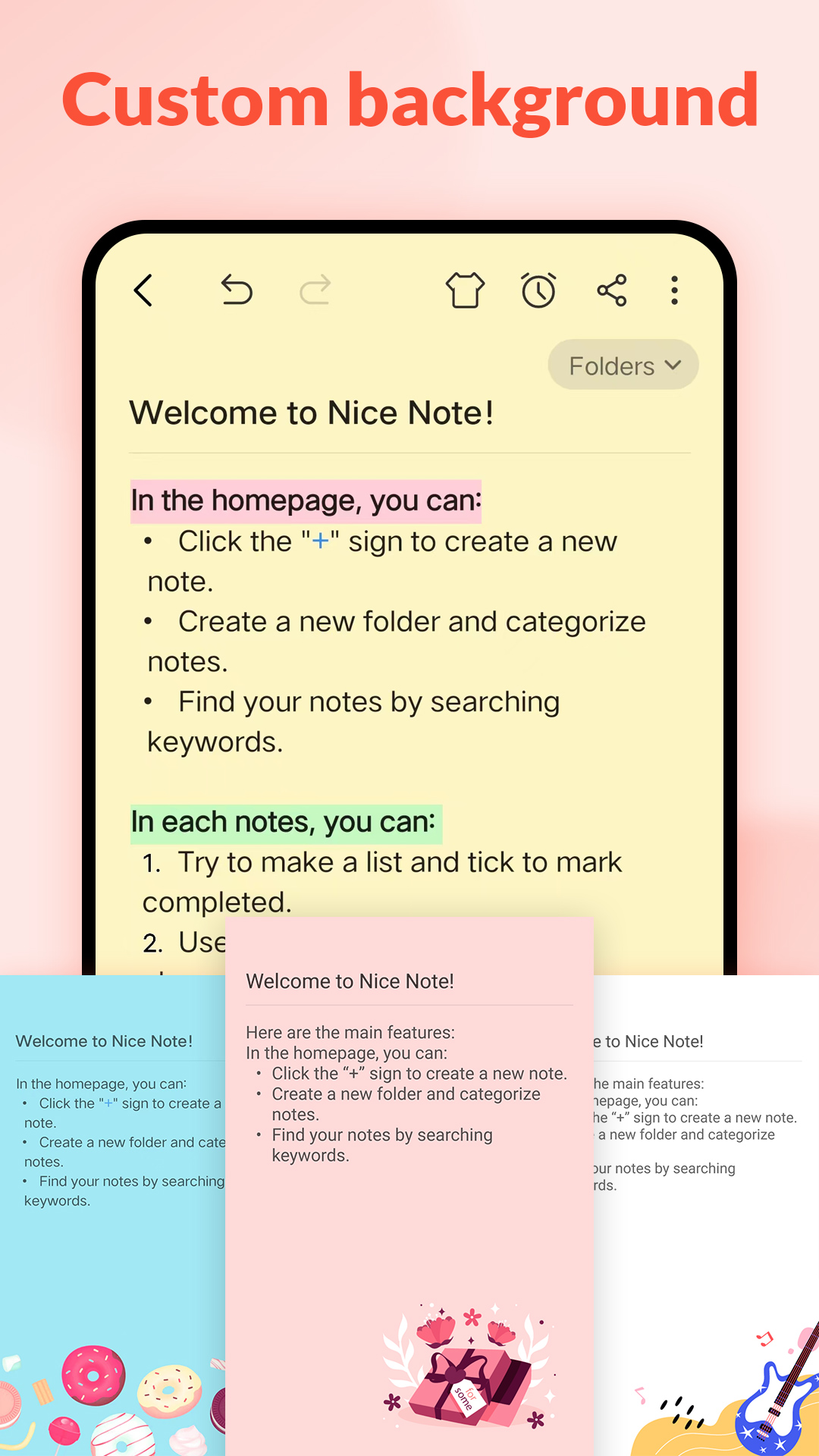 اسکرین شات 3 برنامه Nice Color Note,ToDo, Calendar