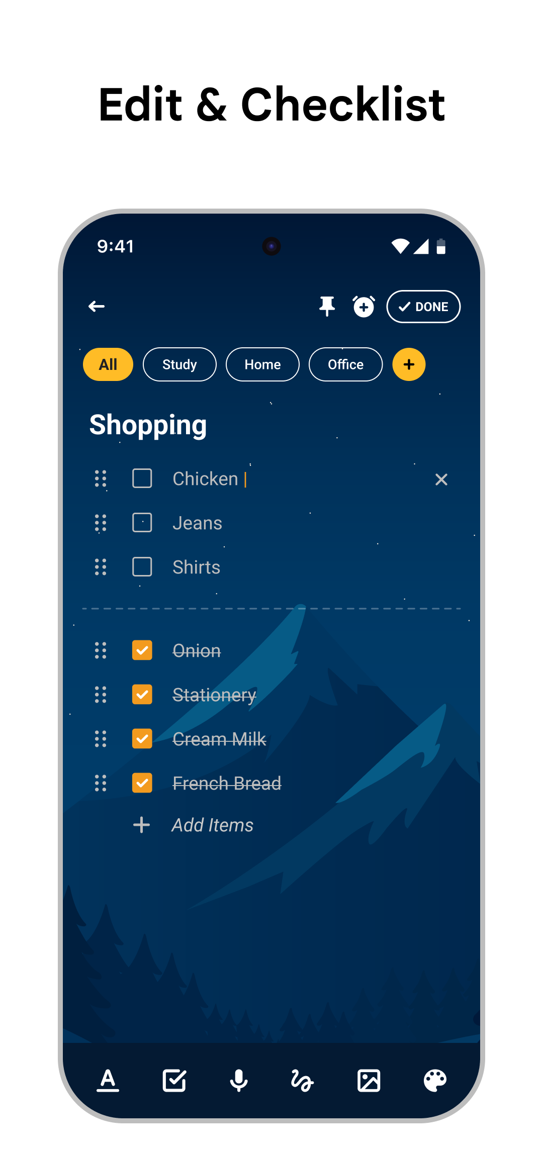 اسکرین شات 4 برنامه Notes: Color Notepad, Notebook