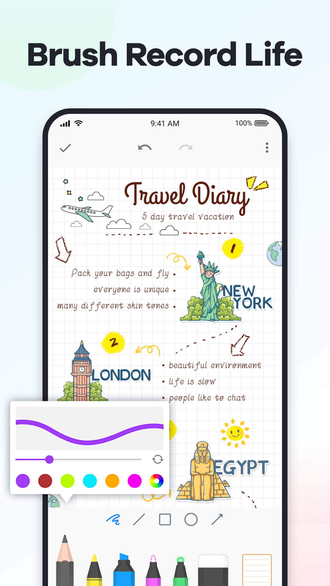 اسکرین شات 4 برنامه Notes: Easy Notebook, Notepad