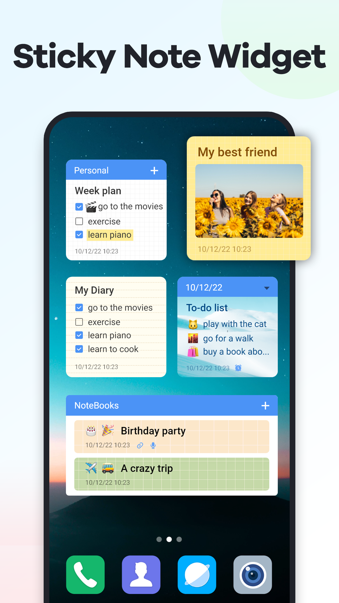 اسکرین شات 8 برنامه Notes: Easy Notebook, Notepad