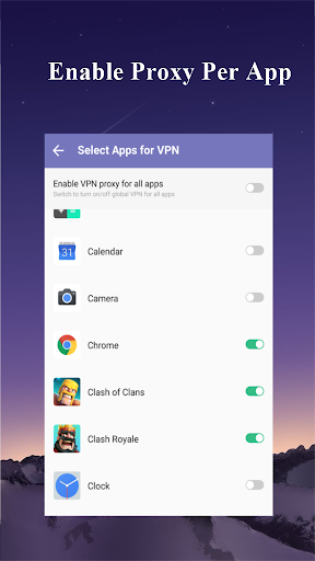 اسکرین شات 3 برنامه Nova VPN -  Free, no block & lightning speed
