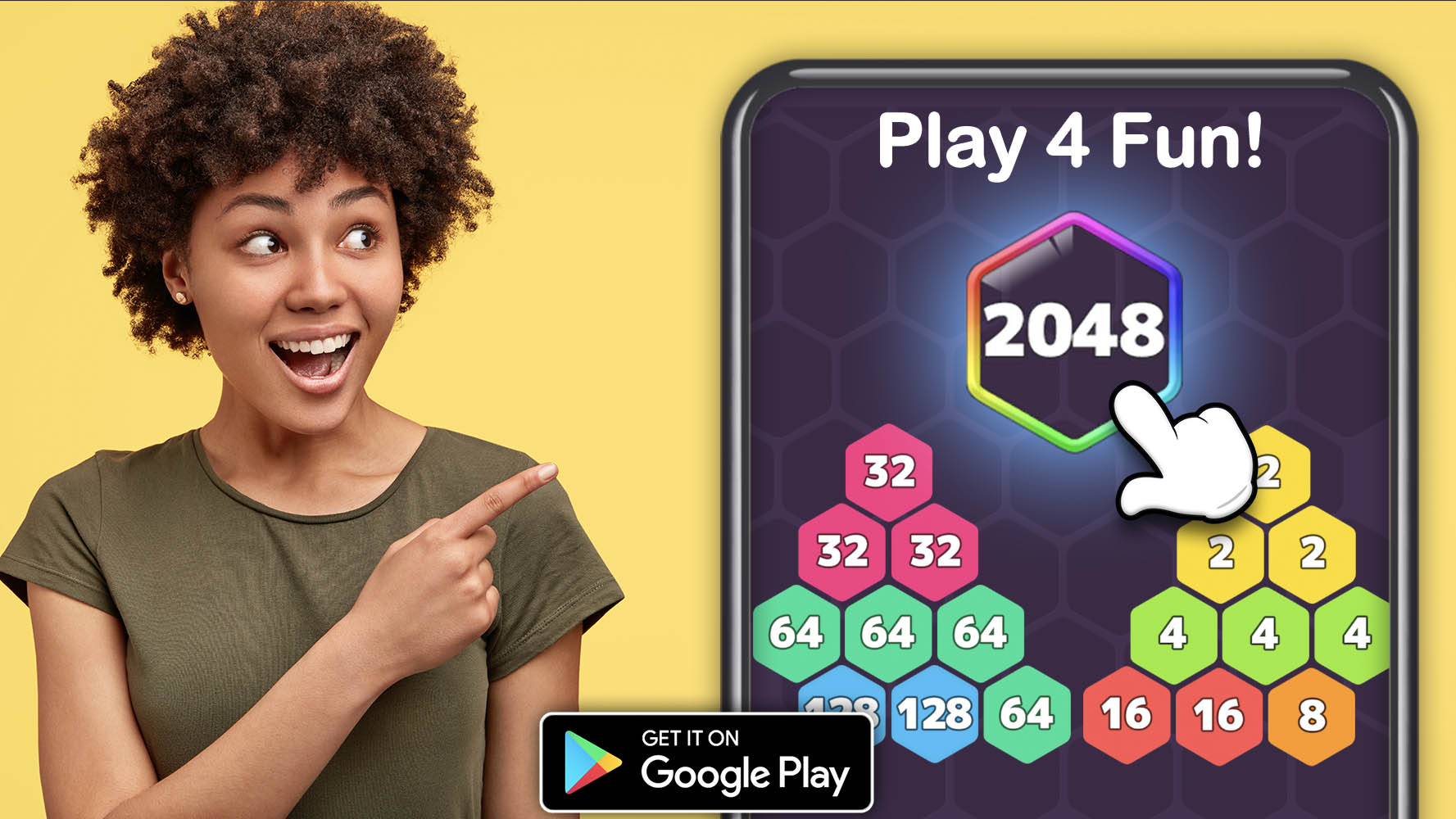 اسکرین شات 7 بازی Hex 2048: Merge Puzzle Game