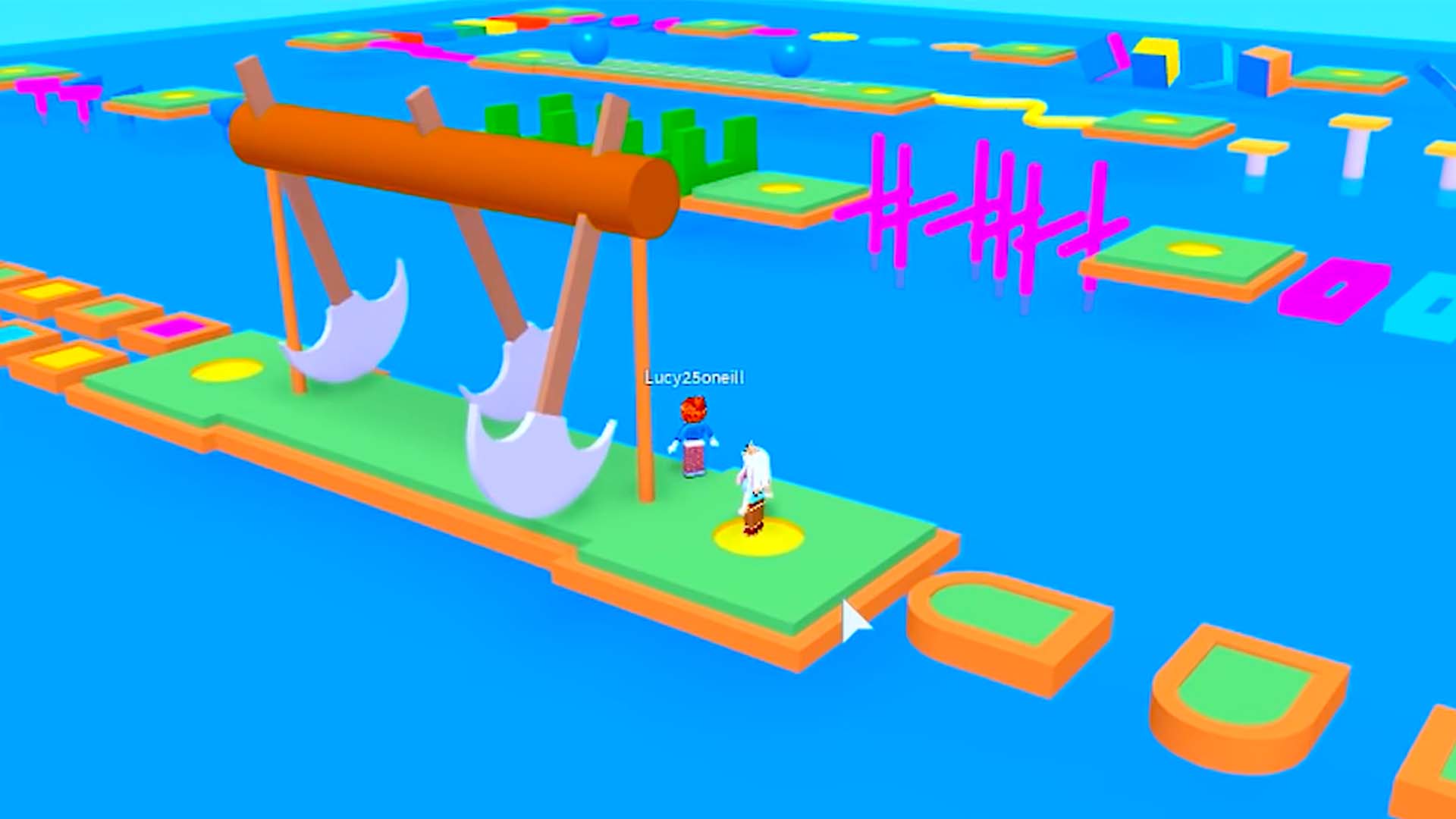 اسکرین شات 2 بازی Obby Parkour games: lava mod