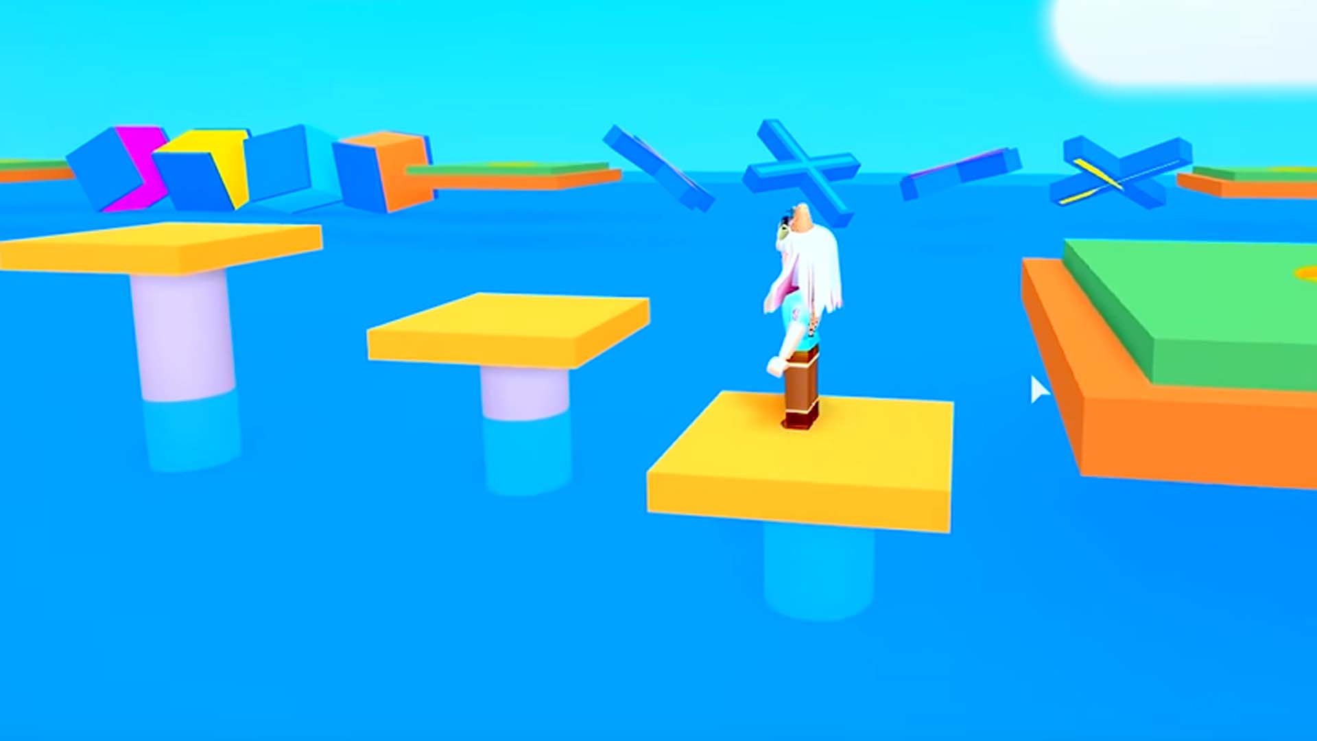 اسکرین شات 4 بازی Obby Parkour games: lava mod