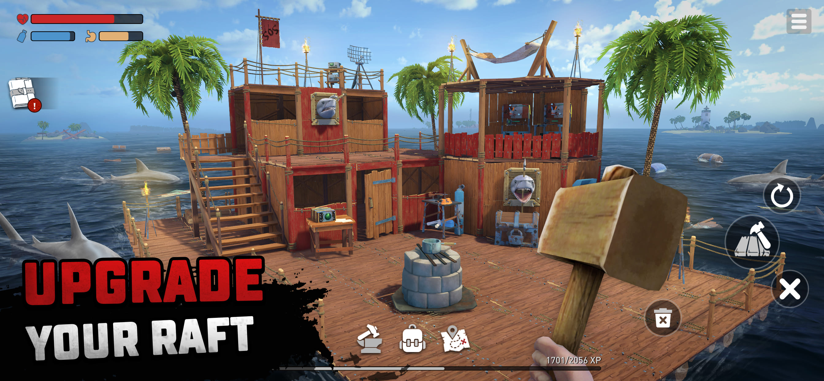 اسکرین شات 4 بازی Raft® Survival - Ocean Nomad