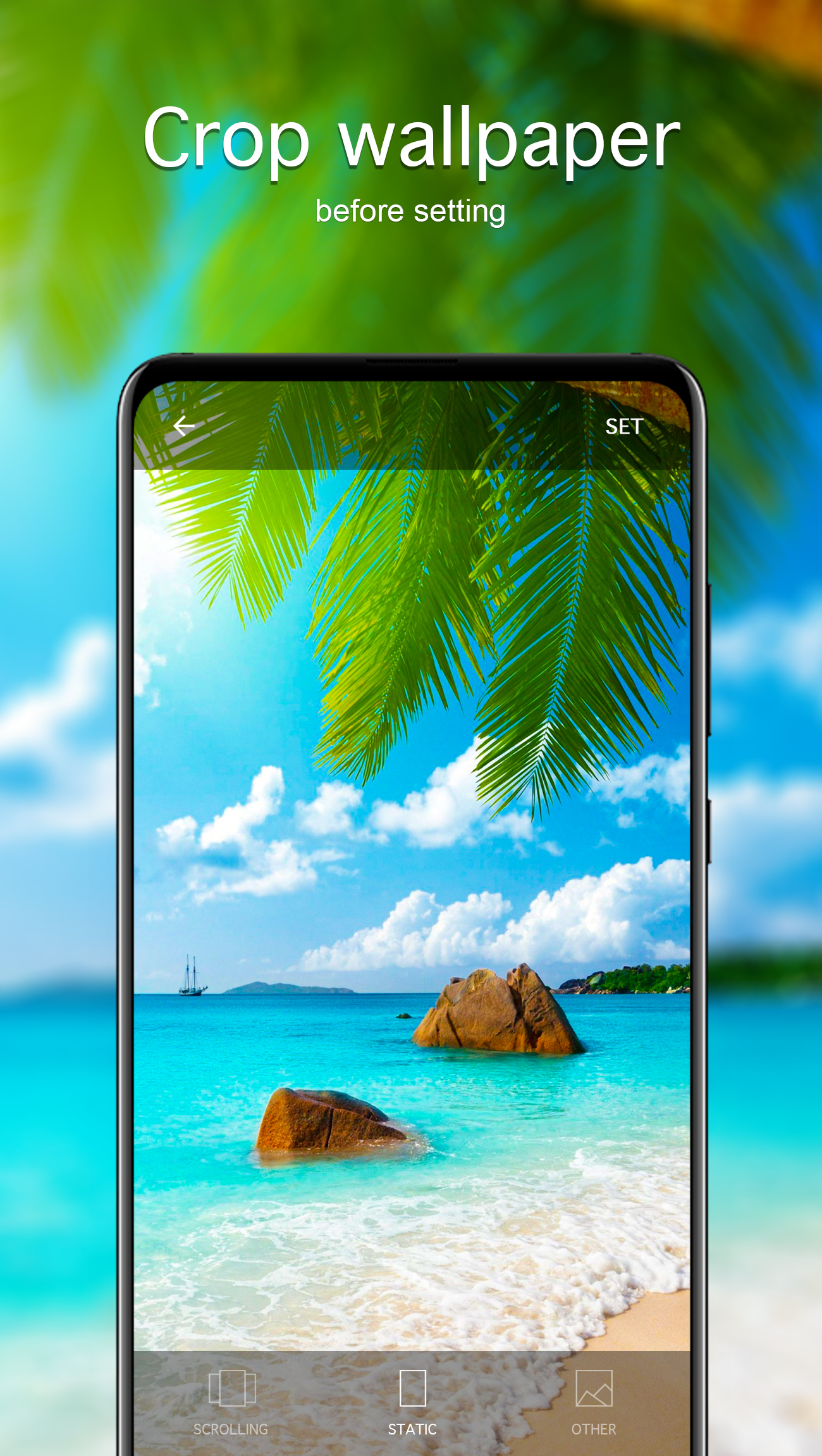 اسکرین شات 4 برنامه ⁦Ocean Wallpapers 4K⁩