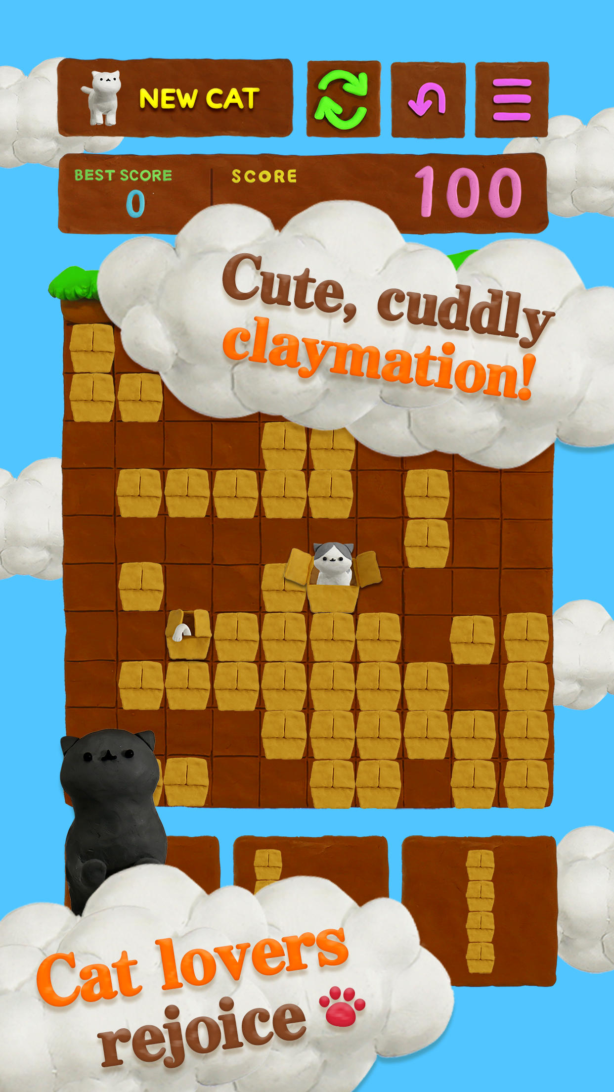 اسکرین شات 2 بازی Cat Puzzle Find those kitties!