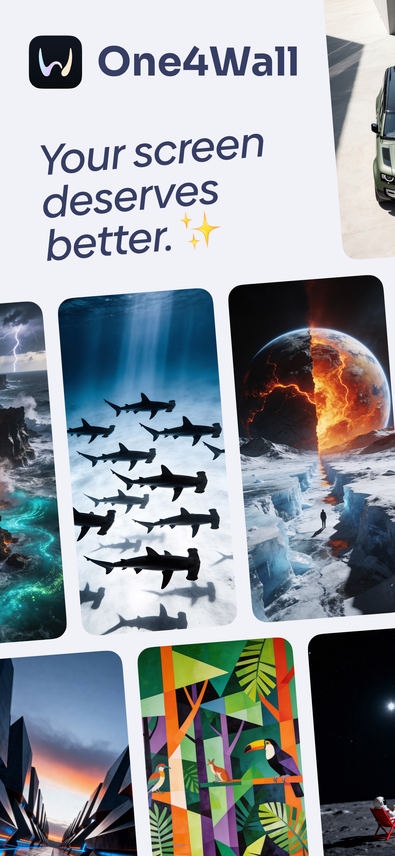 اسکرین شات 2 برنامه One4Wall: 4K Wallpapers & Live