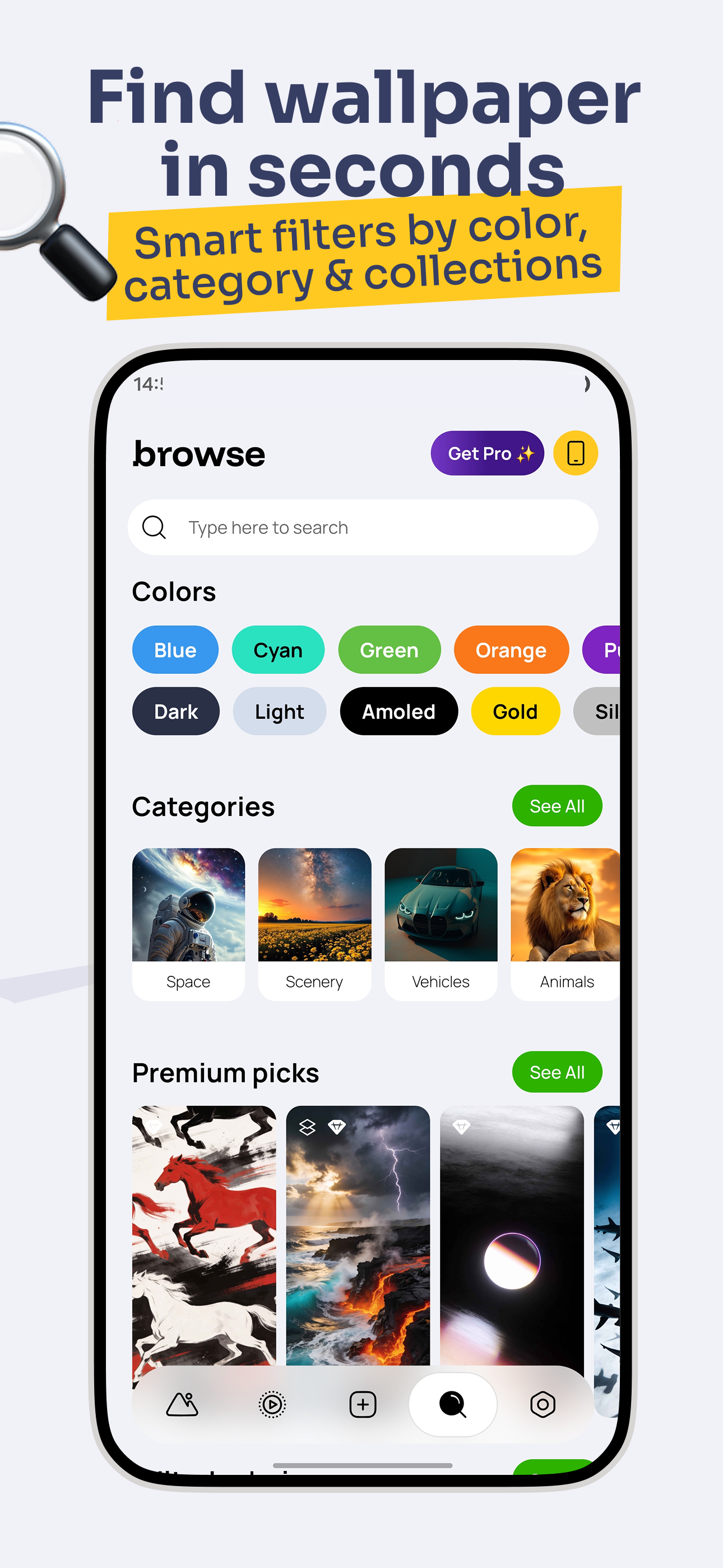 اسکرین شات 8 برنامه One4Wall: 4K Wallpapers & Live
