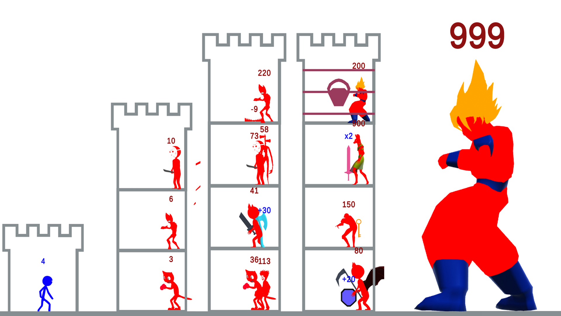 اسکرین شات 7 بازی Stick War: Mighty Tower Party