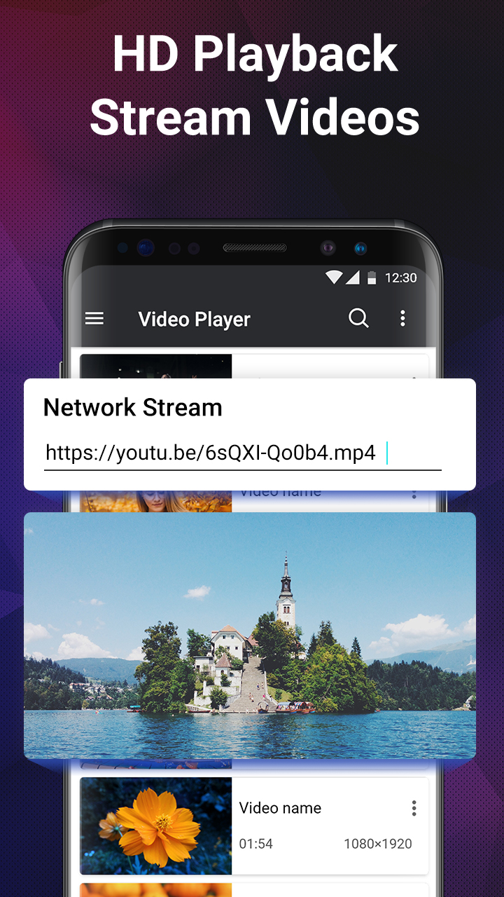 اسکرین شات 4 برنامه Video Player - Full HD Format