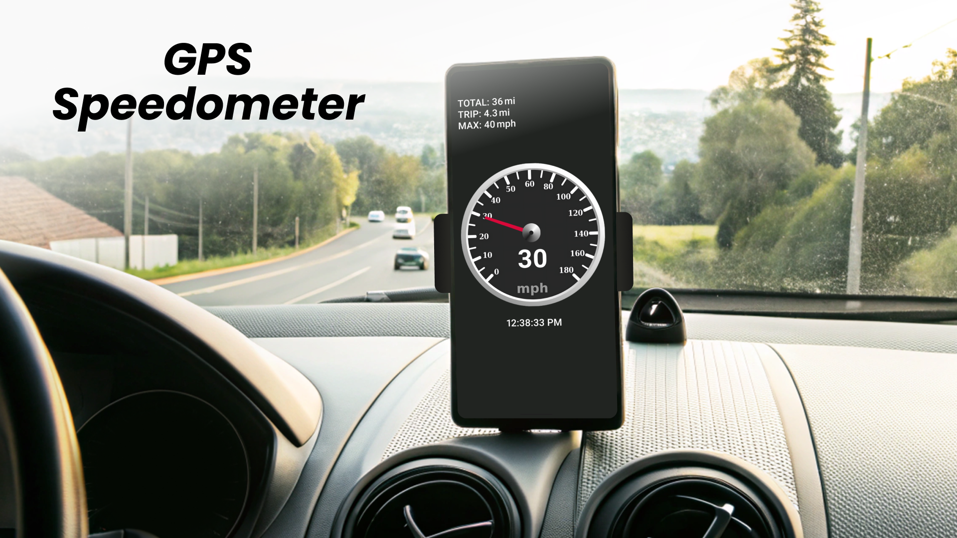 اسکرین شات 1 برنامه GPS Speedometer