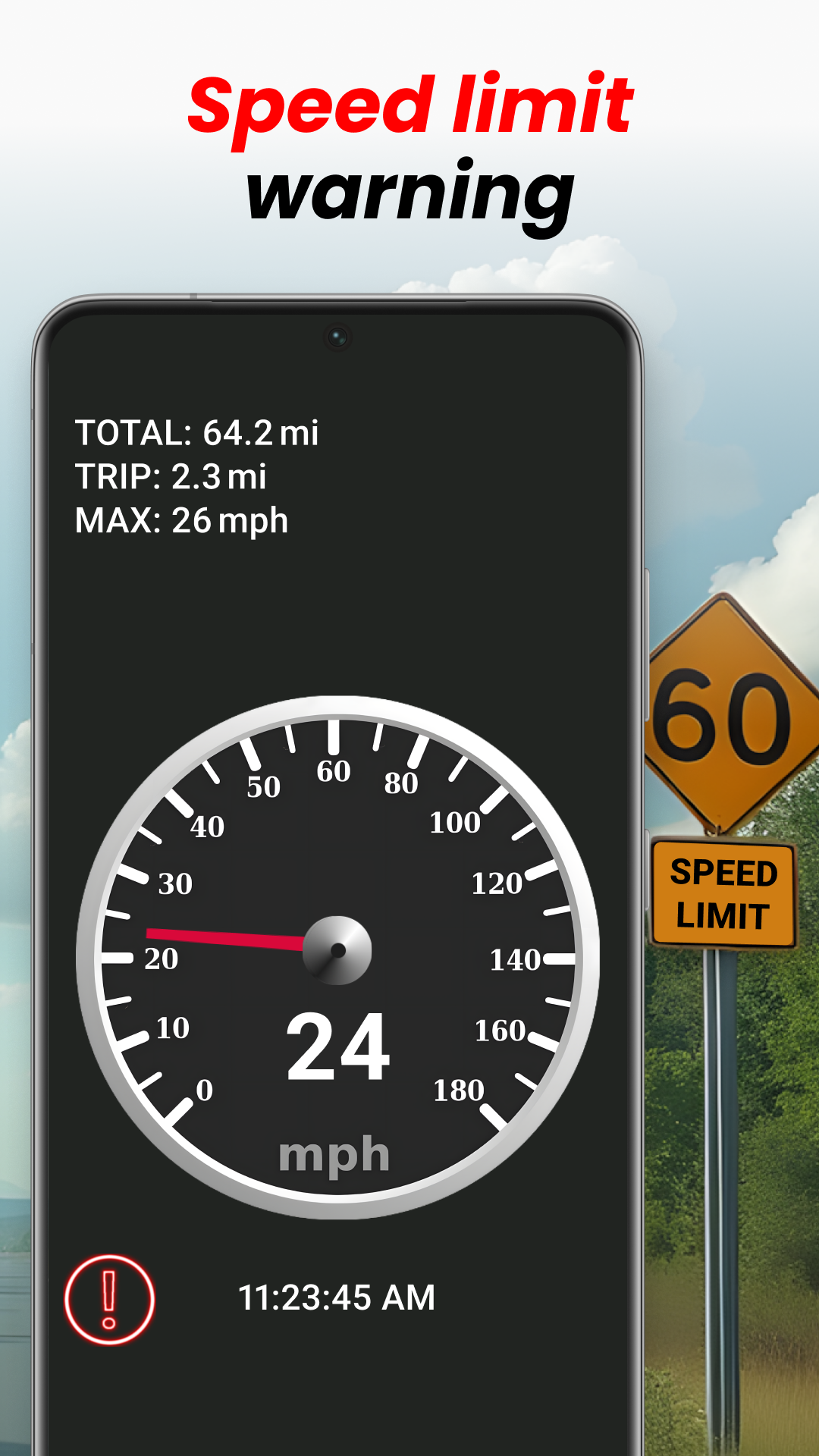 اسکرین شات 5 برنامه GPS Speedometer
