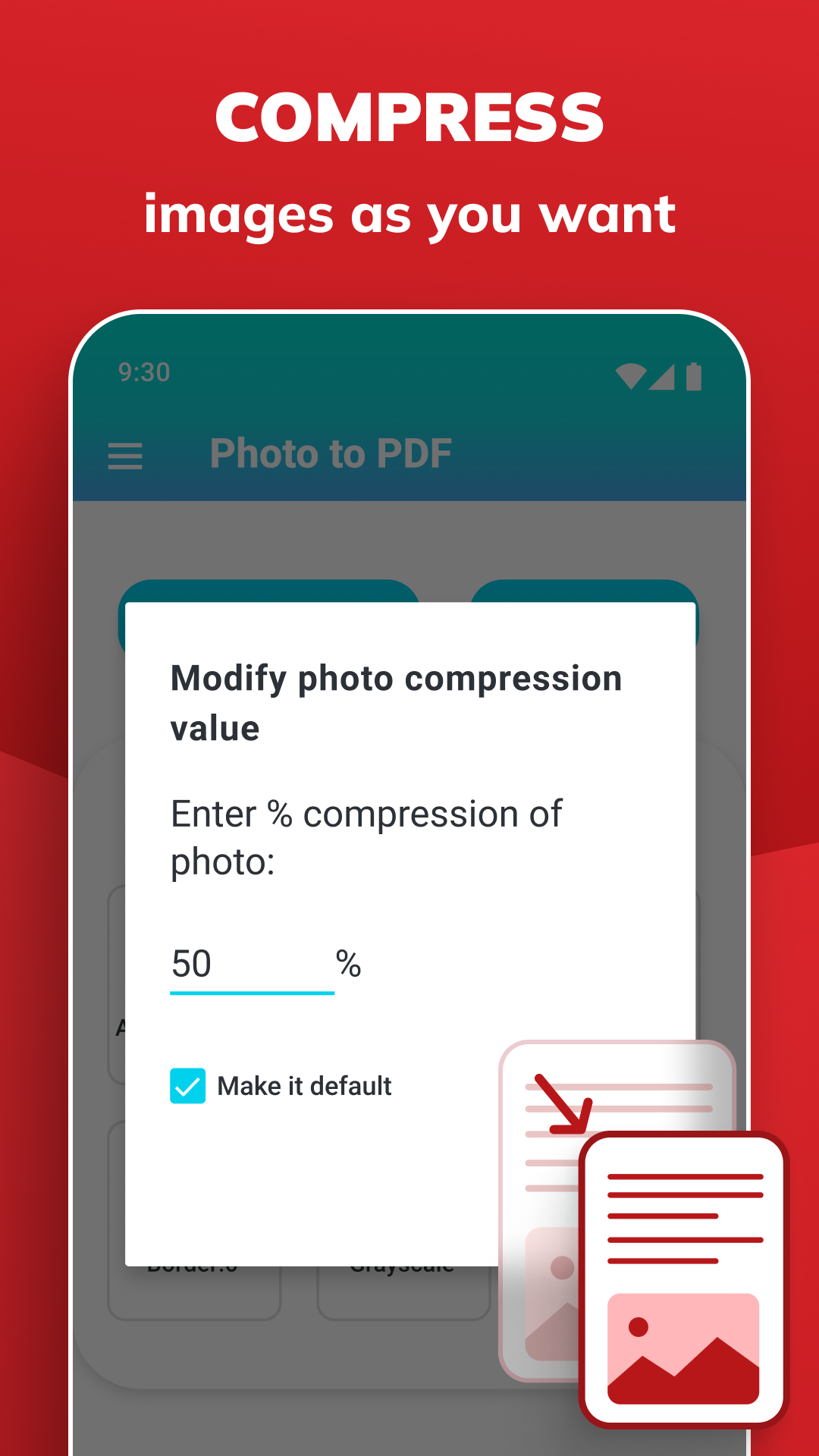 اسکرین شات 3 برنامه PDF Maker/Reader: Photo to PDF