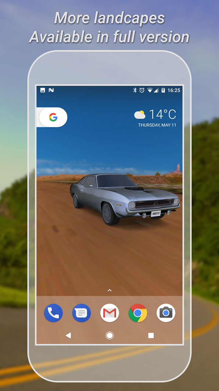 اسکرین شات 6 برنامه 3D Car Live Wallpaper Lite