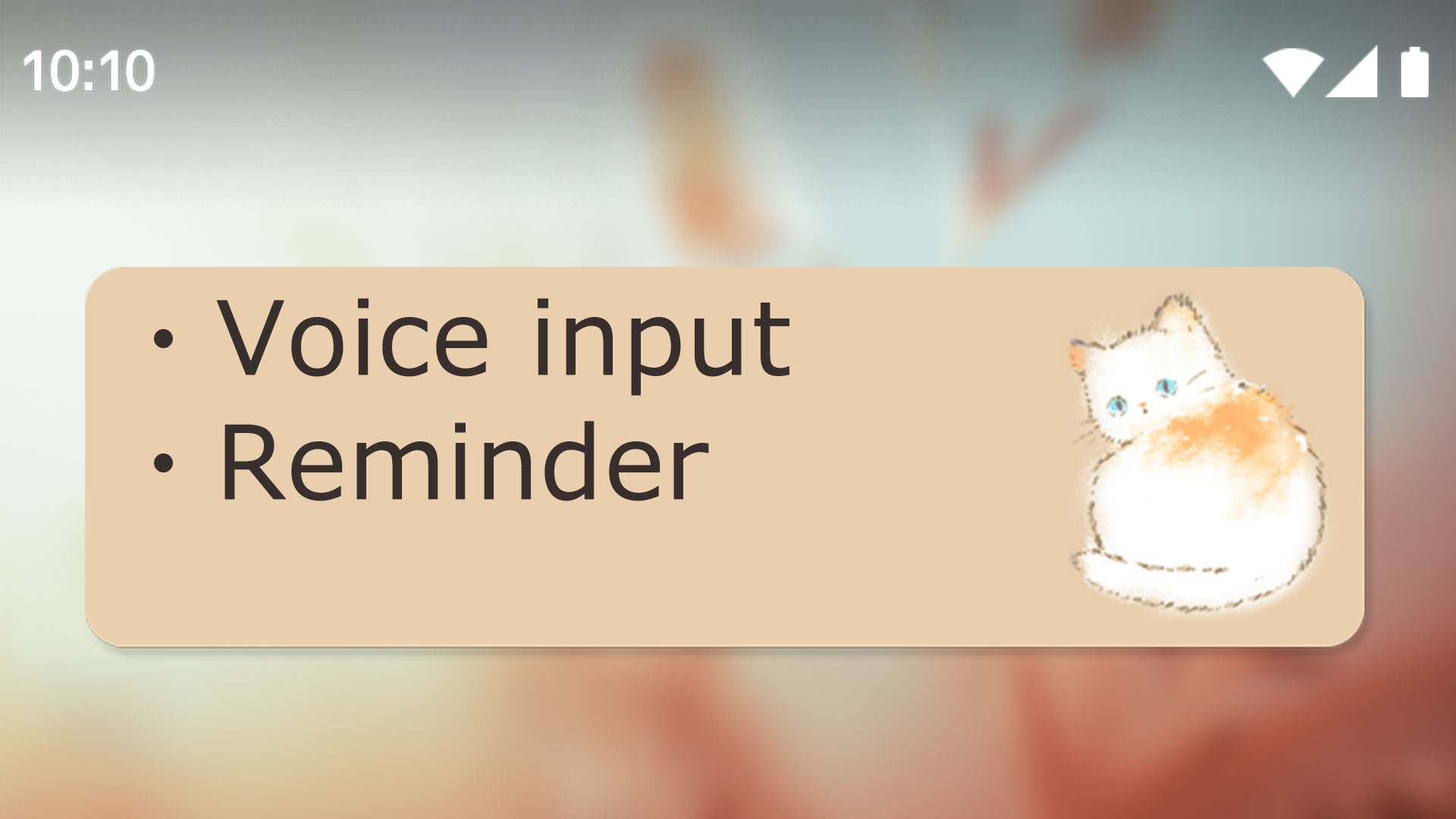 اسکرین شات 2 برنامه Kawaii Memo Sticky Note Widget
