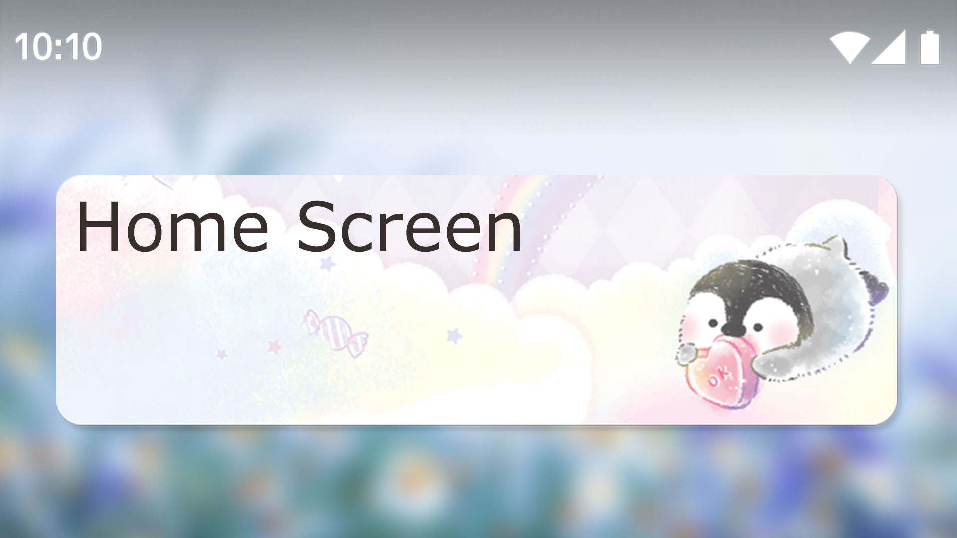 اسکرین شات 1 برنامه Kawaii Memo Sticky Note Widget