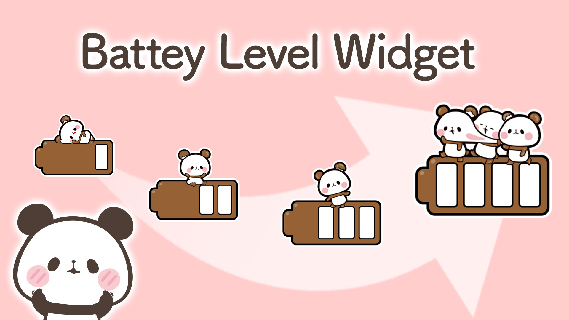 اسکرین شات 2 برنامه Battery widget MochimochiPanda