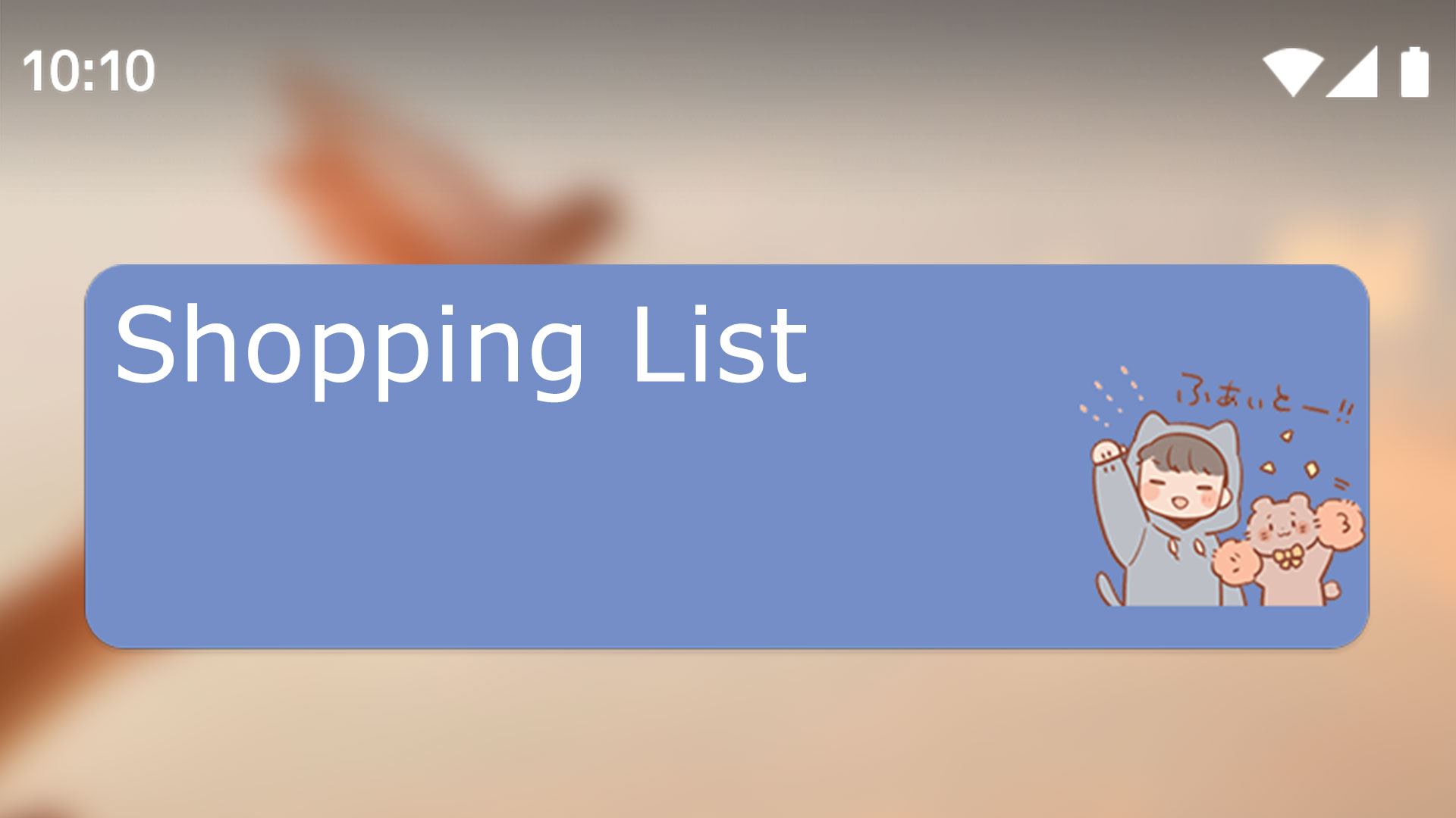 اسکرین شات 6 برنامه Sticky Note Widget: Sunao