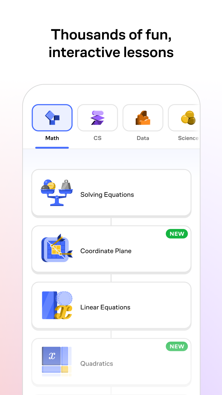 اسکرین شات 8 برنامه Brilliant: Learn Math & Coding