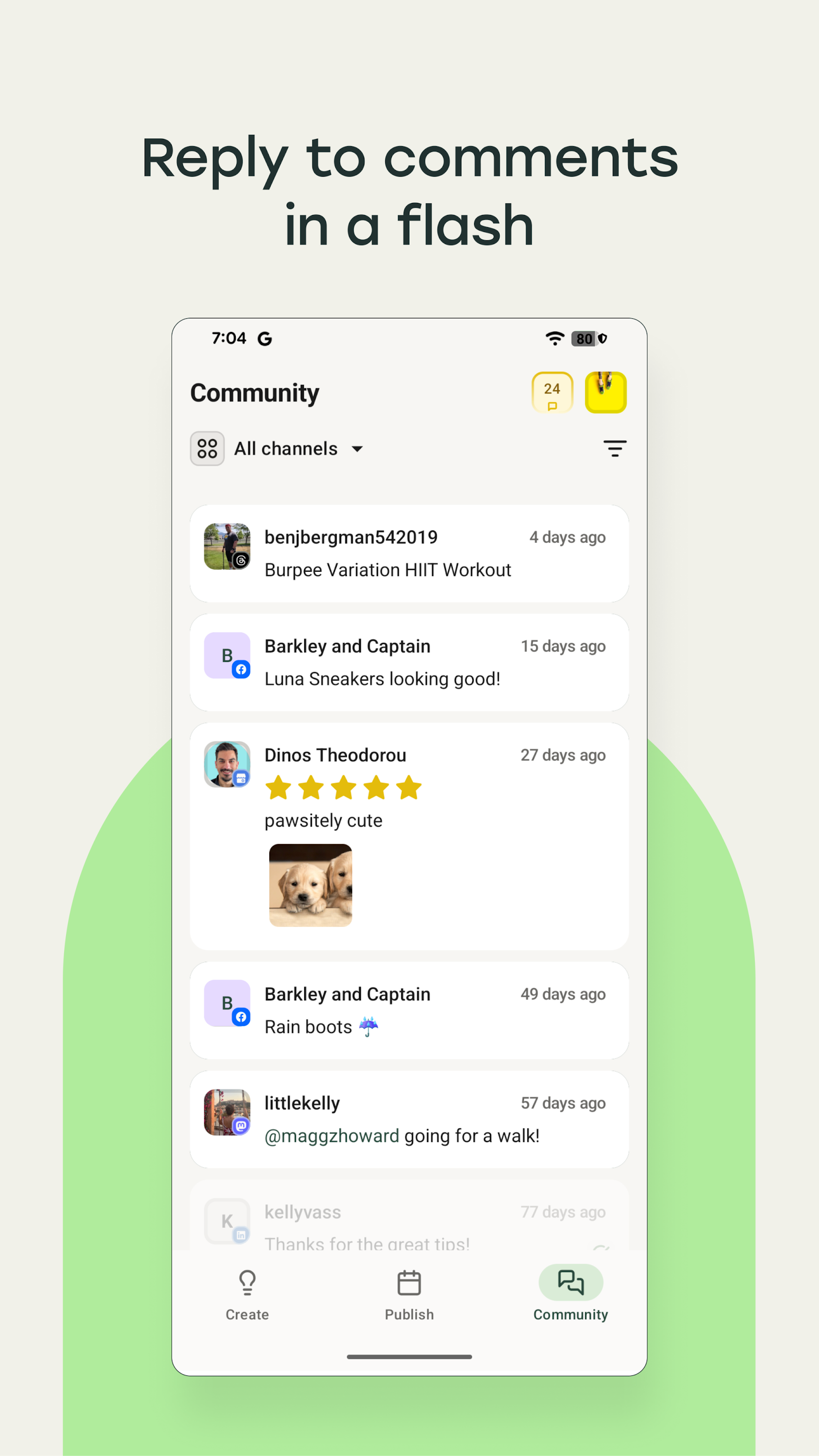 اسکرین شات 7 برنامه Buffer: Social Media Scheduler